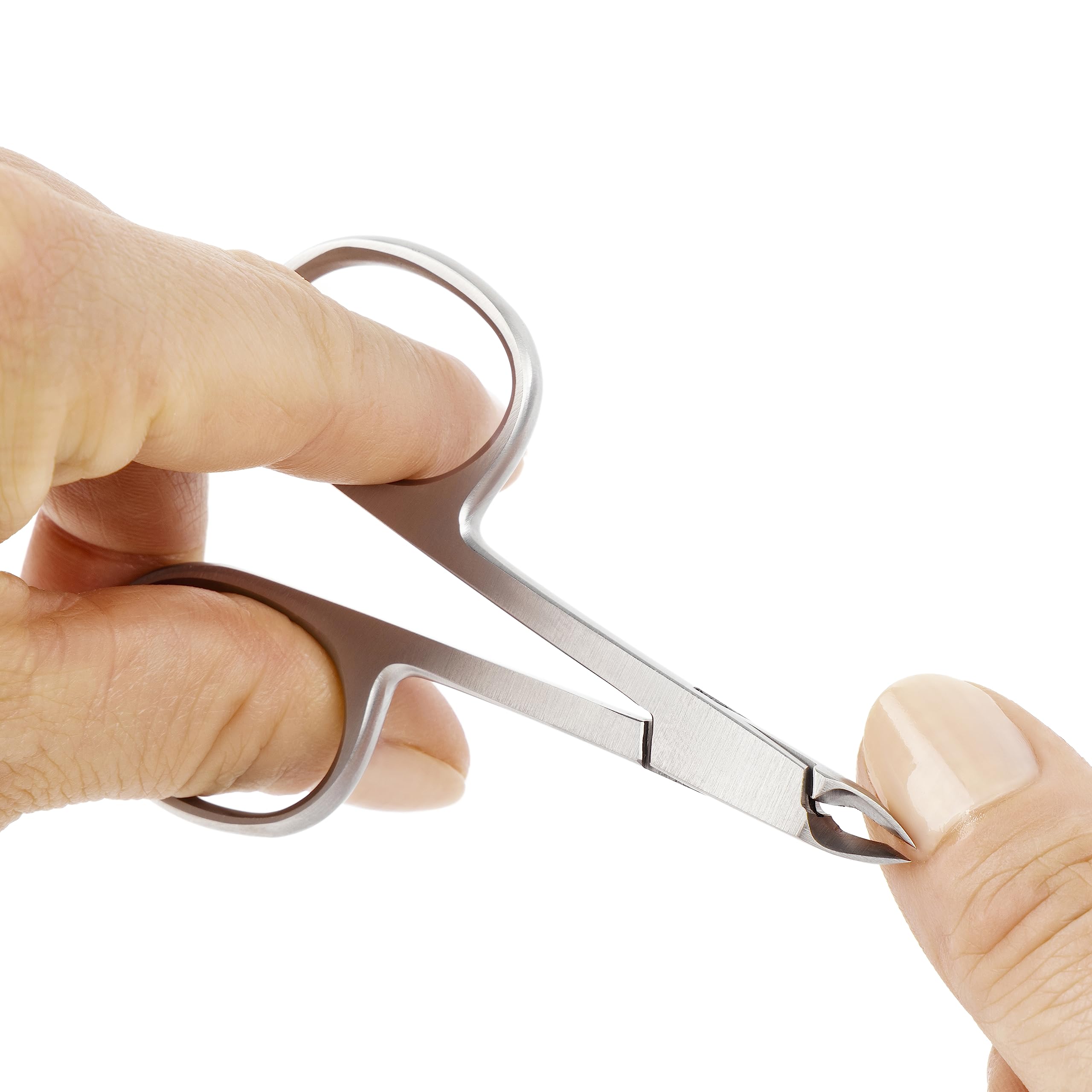 REMOS Hautzange in Scherenform Schneide 4 mm aus rostfreiem Edelstahl - 8 cm