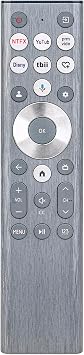 ERF6A80 Replace Voice Remote Control with Backlit fit for Hisense U6 U7 U8 Series Mini-LED ULED 4K UHD Google Smart TV 55U8N 65U8N 75U8N 85U8N 100U8N 55U7N 65U7N 75U7N 55U6N 65U6N 75U6N 85U6N