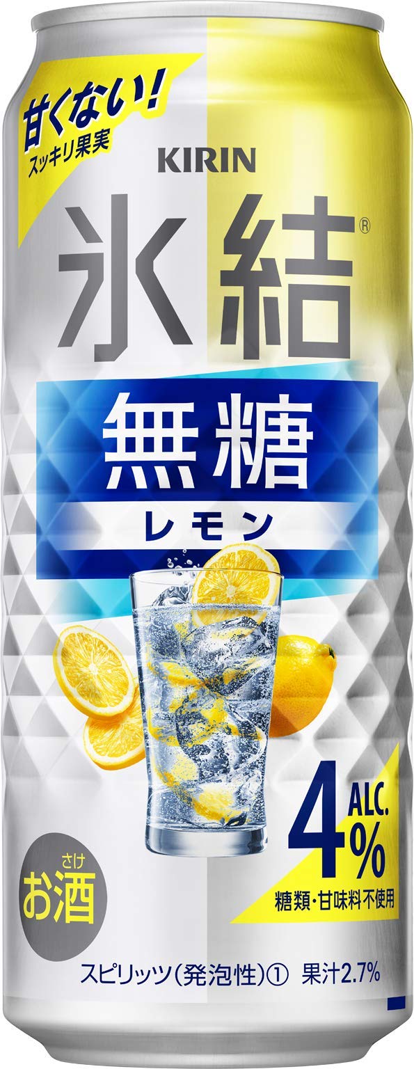 Amazon.co.jp: キリン 氷結 無糖レモン Alc.4% [ 500ml×24本 ] : 食品