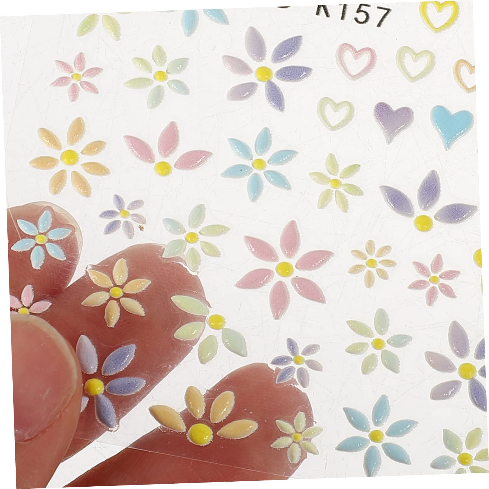 Healeved 15pezzi Adesivi Per Unghie Da Decorazioni Per Manicure Facili Da Applicare e Rimuovere Per Occasioni Speciali e Uso Quotidiano Sicuri e Compatibili Con La