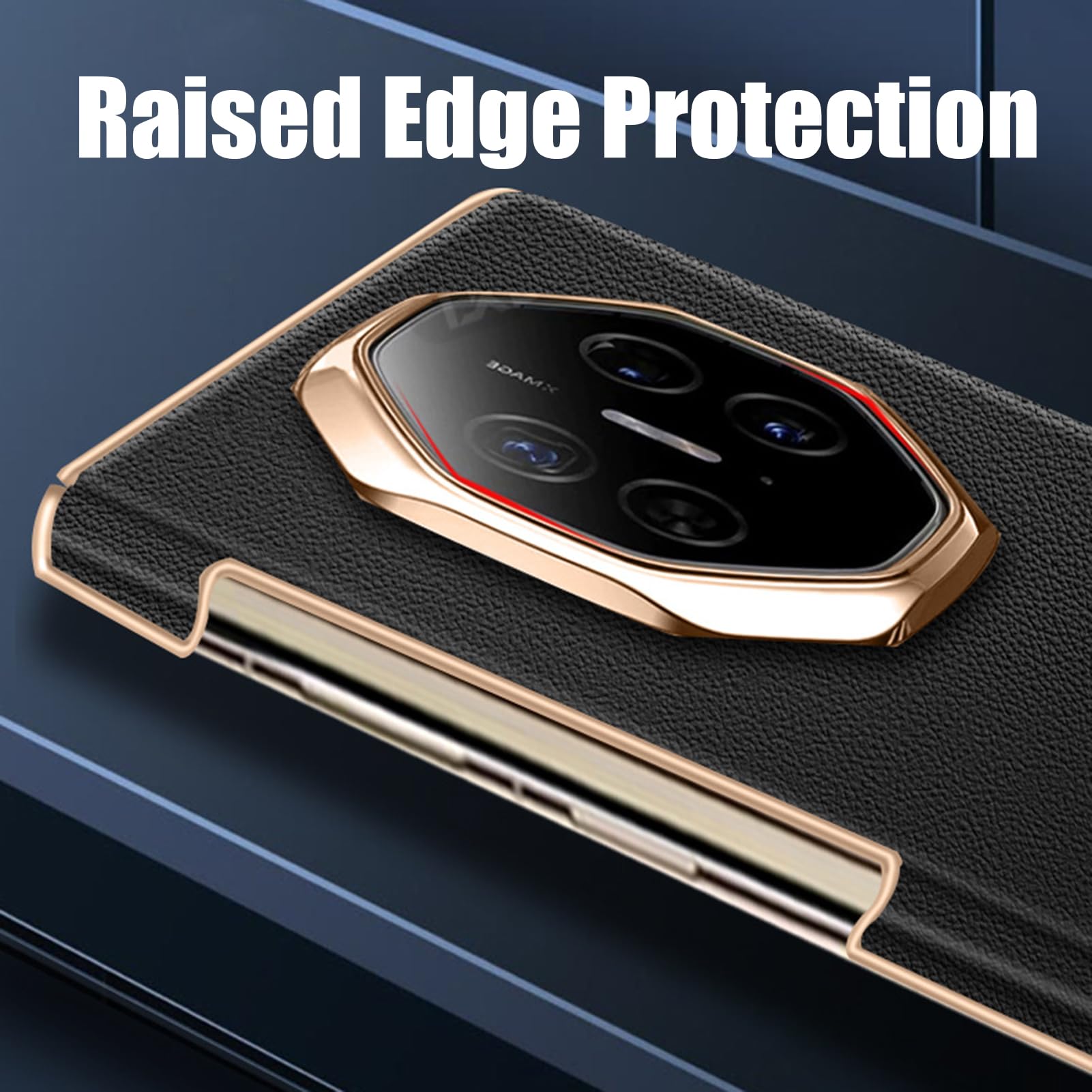 Skórzane etui do Huawei Mate XT2, magnetyczny zawias dwustronny z