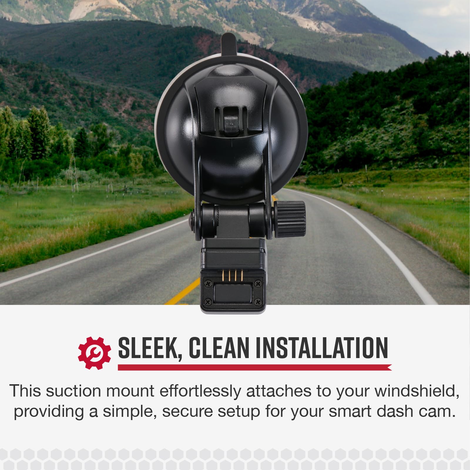 COBRA Supporto a ventosa per cruscotto con GPS per modelli SC 200 e SC 400 Dash Cam