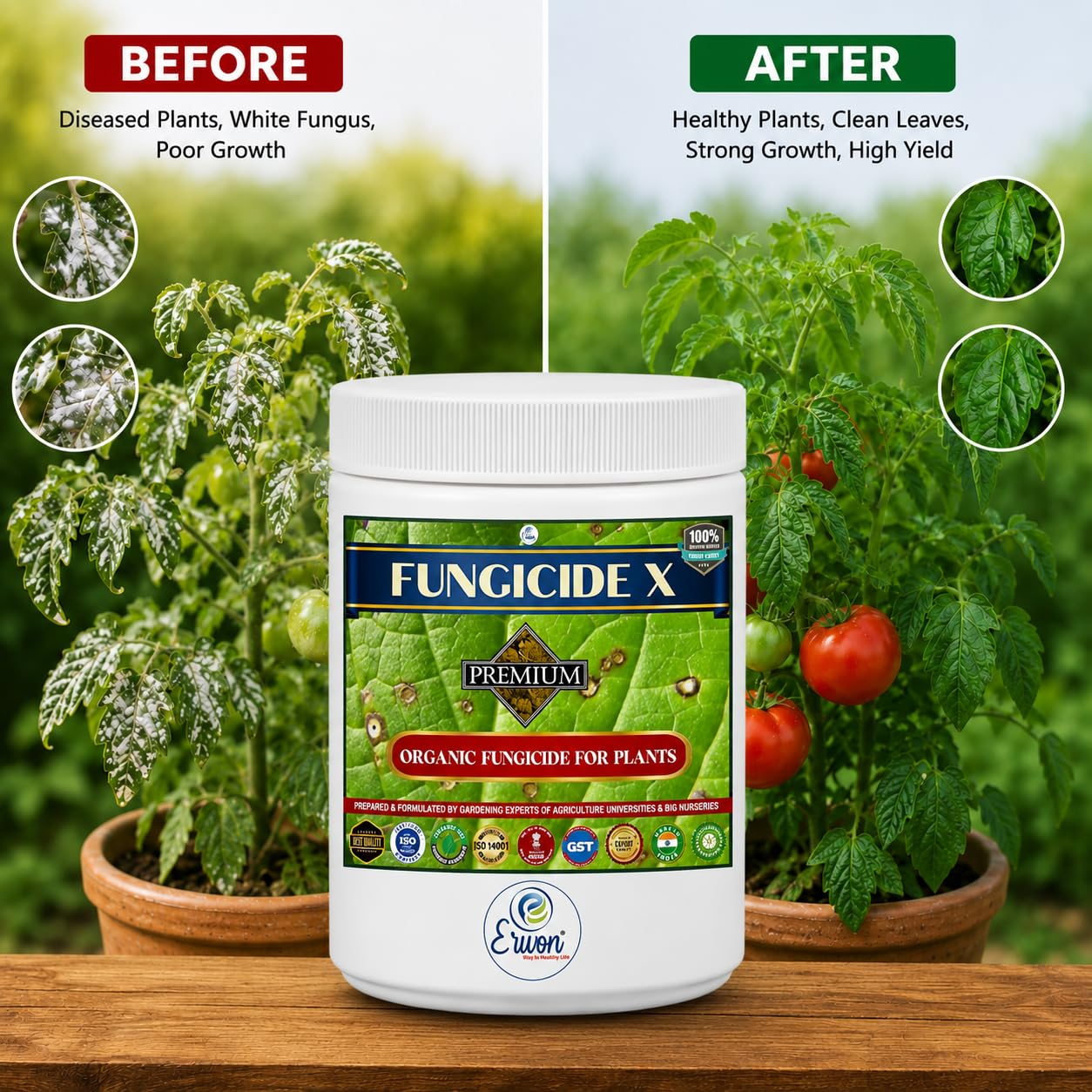 Erwon Fungus Remover X - Organic Plant Protection -4