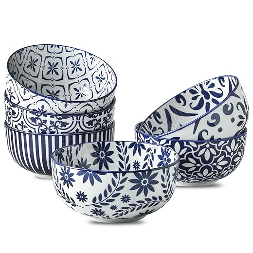 28oz Ceramic Food Bowls (Set of 6) - $39.99