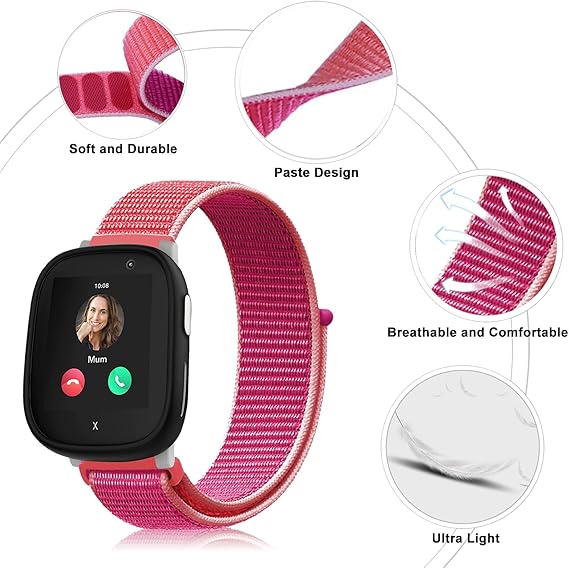 Cinturino Nylon Per Xplora X6 - Bracciale Regolabile Per Bambini - Foto 7