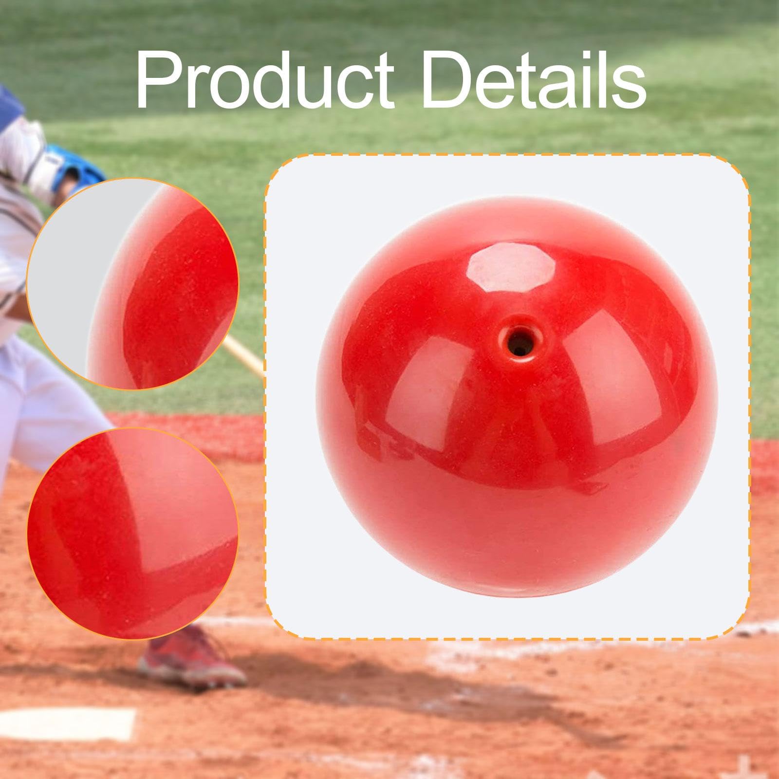 Palla da Allenamento per Baseball con Peso in PVC Resistente.