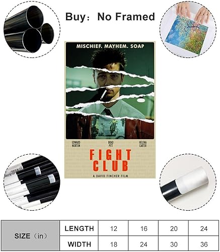 Vista 7 de CONTIA Scott - Póster de película clásica de Pilgrim Vs The World, póster decorativo de pared, adecuado para decoración de sala de estar, Estilo sin