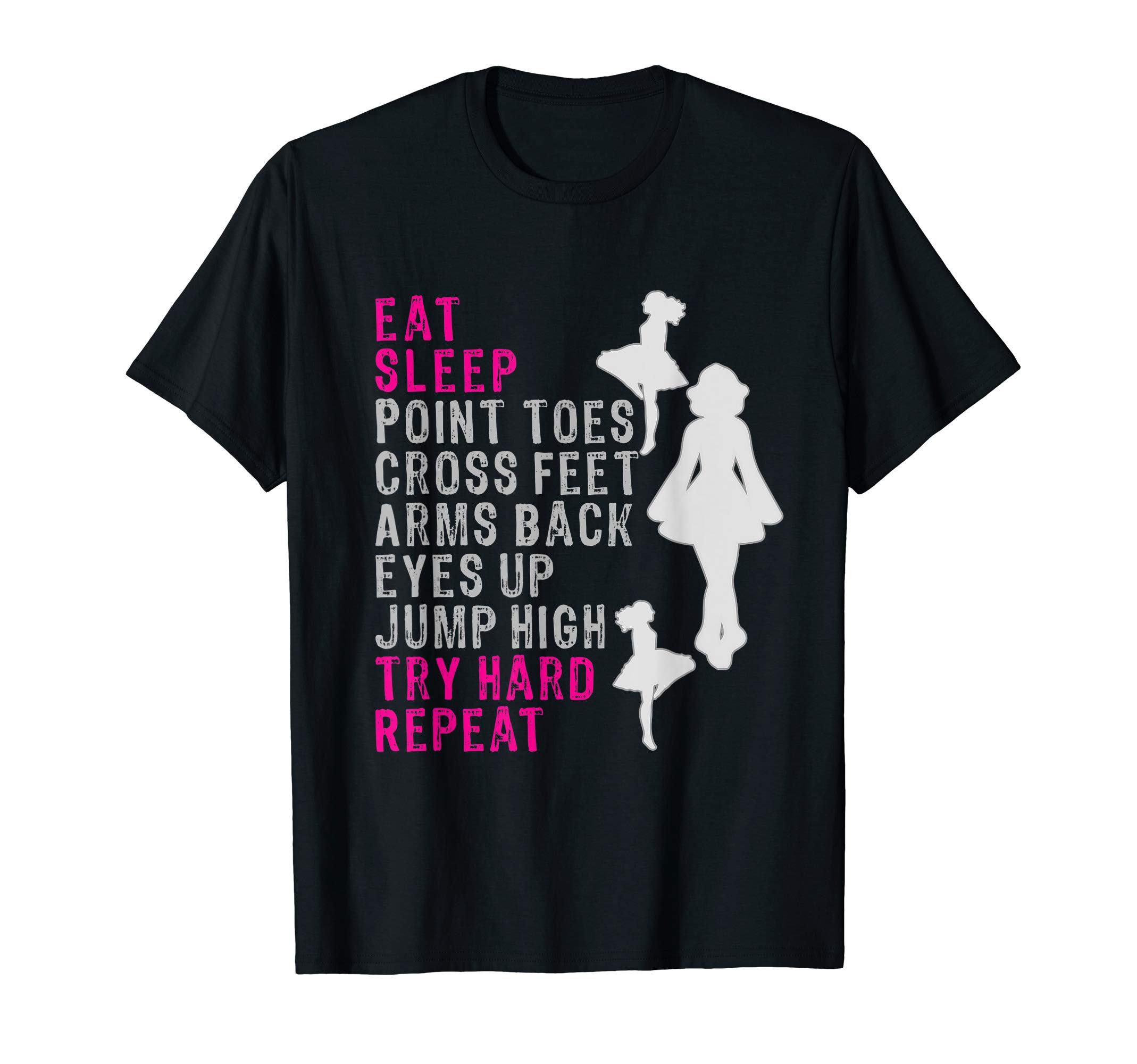 Best Funny Eat Sleep Irish Dance Girls Gift T-Shirt T-ShirtOEKO-TEX STANDARD 100