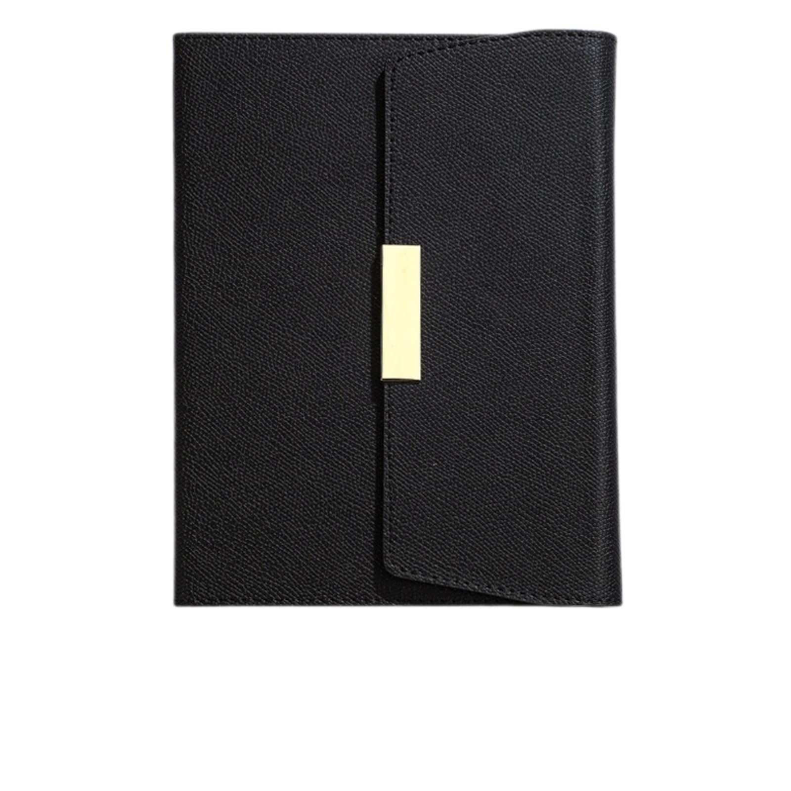 Carnet d'affaires noir format portable style classique rétro pour notes - 2