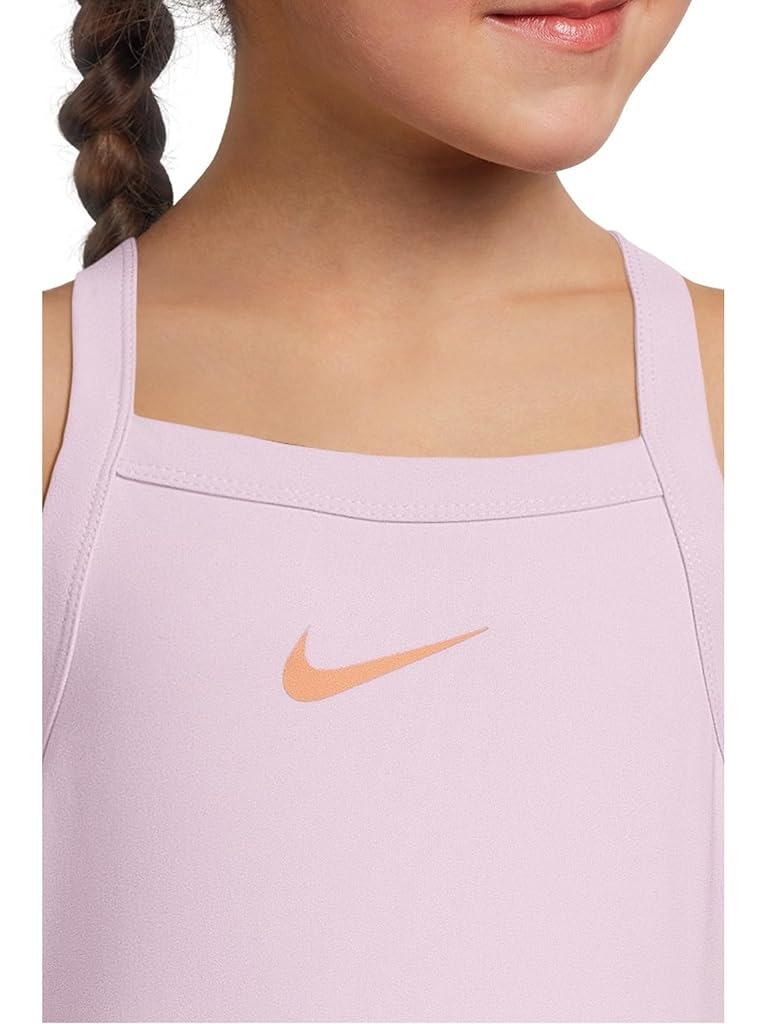 Red Nike Sunny Swoosh Runsie Romper (Little Kid)
