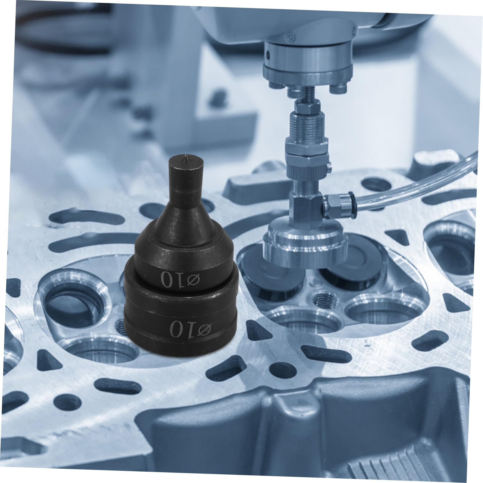 Tofficu Punching Machine Dies Set of Hydraulic Punch Hole Dies for Leather Processing