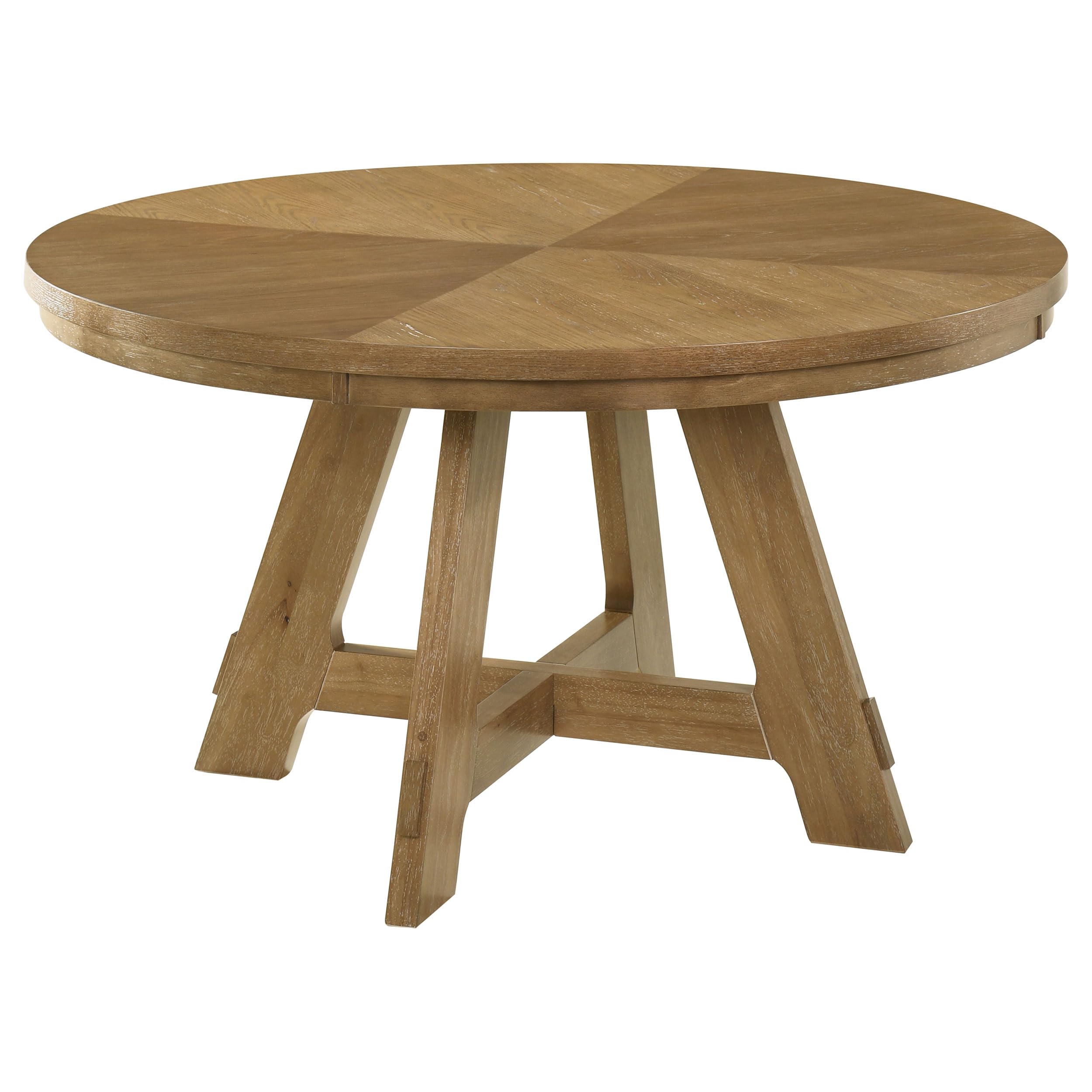 も*ん様 【54号】TOM WOOD Large  Amazon.com - Coaster Danvers 54-Inch Round Dining Table, Brown Oak