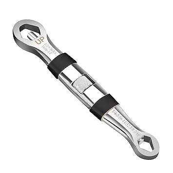 Catron 23 In 1 Dual Head Metric Imperial Universal Wrench Wrench Set Ratchet Adjustable Wrench 7-19 MM Spanner Flexible Multifunctional Hand Tool for Car Repair (Single)