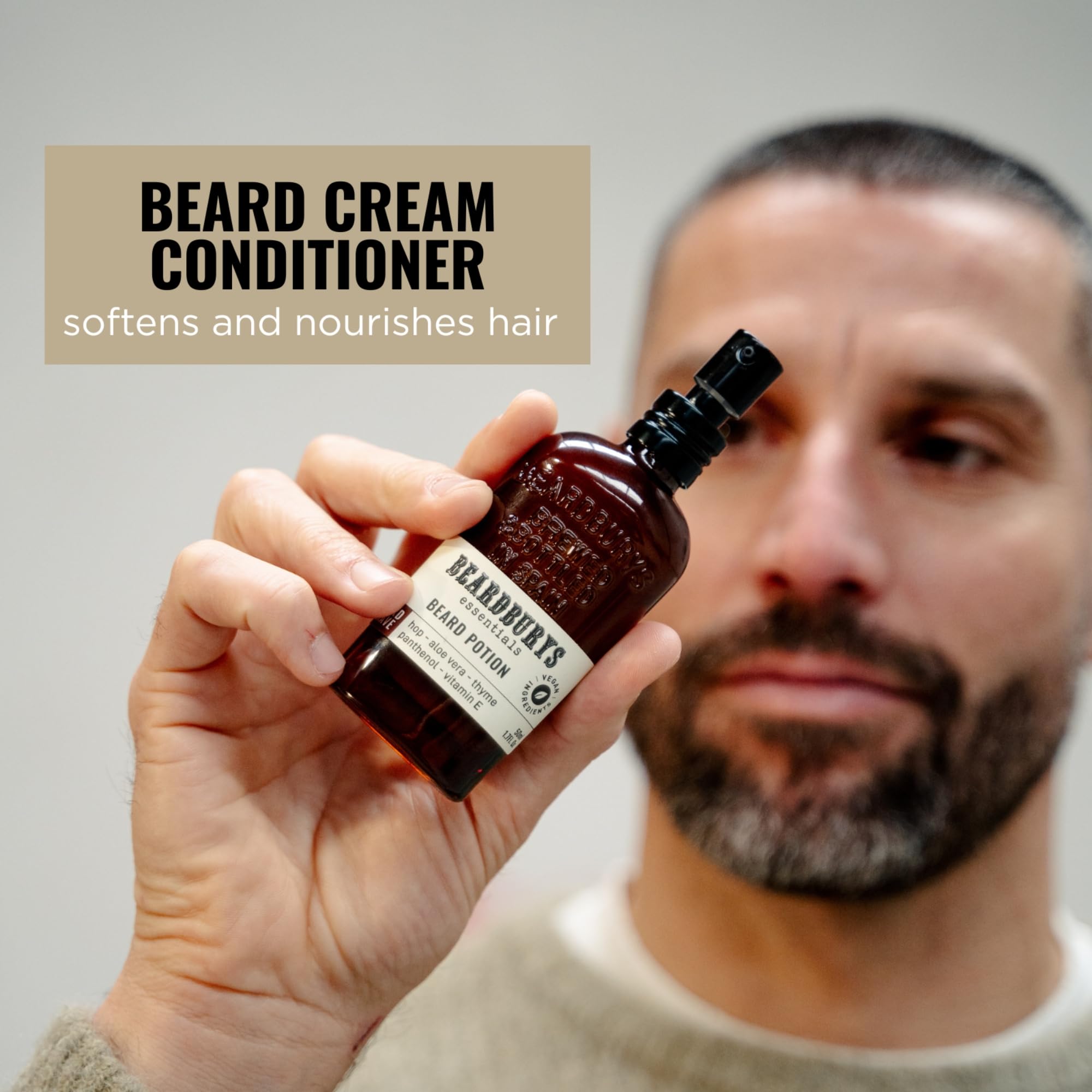 Essentials Skincare – Confezione per la cura del viso da uomo quotidiano | Include detergente barba e viso + crema idratante + balsamo barba, anti-rughe, senza prurito e formula ad assorbimento rapido