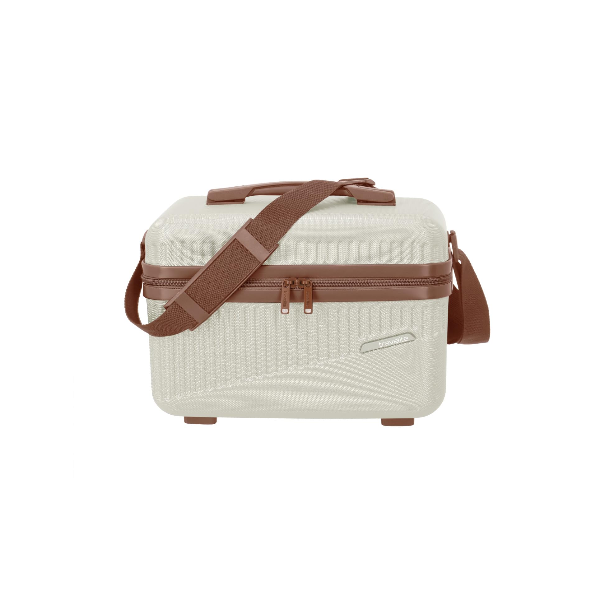 travelite Equipaje de mano rígido Beautycase, BALI, estuche para cosméticos con organizador y función de enganche, 36 cm, 17 litros