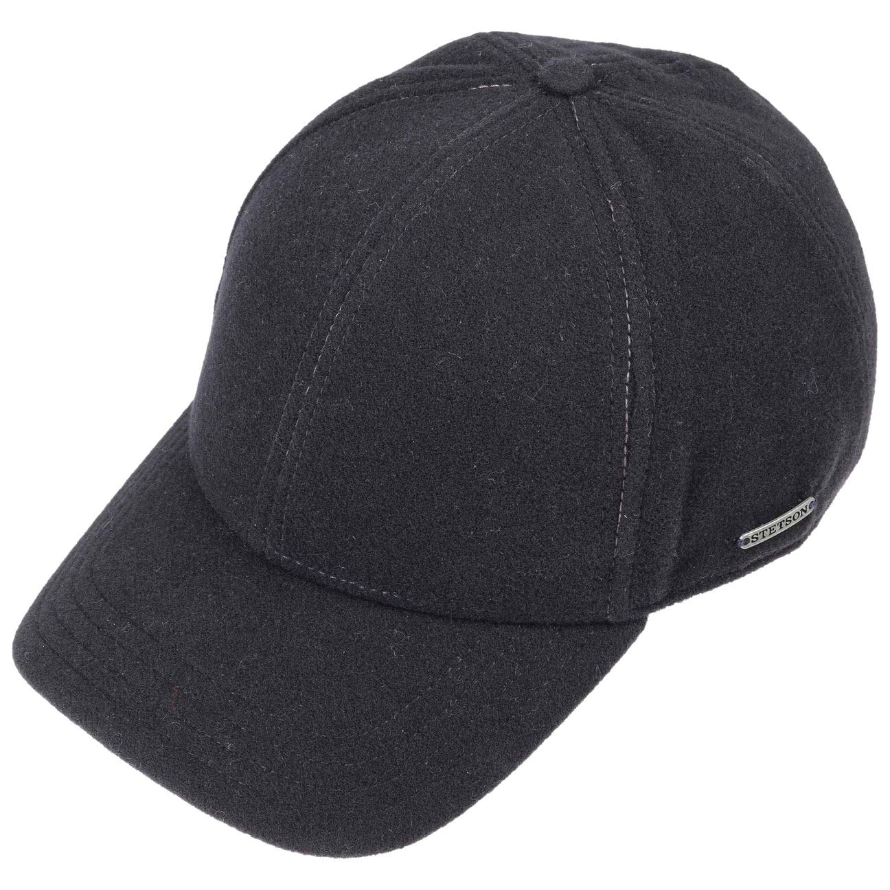 Stetson Casquette Vaby Earflap Homme - Laine pour l'hiver Ferme a l’Arriere, avec Visiere, Oreillettes, Doublure, Doublure Automne-Hiver Hiver