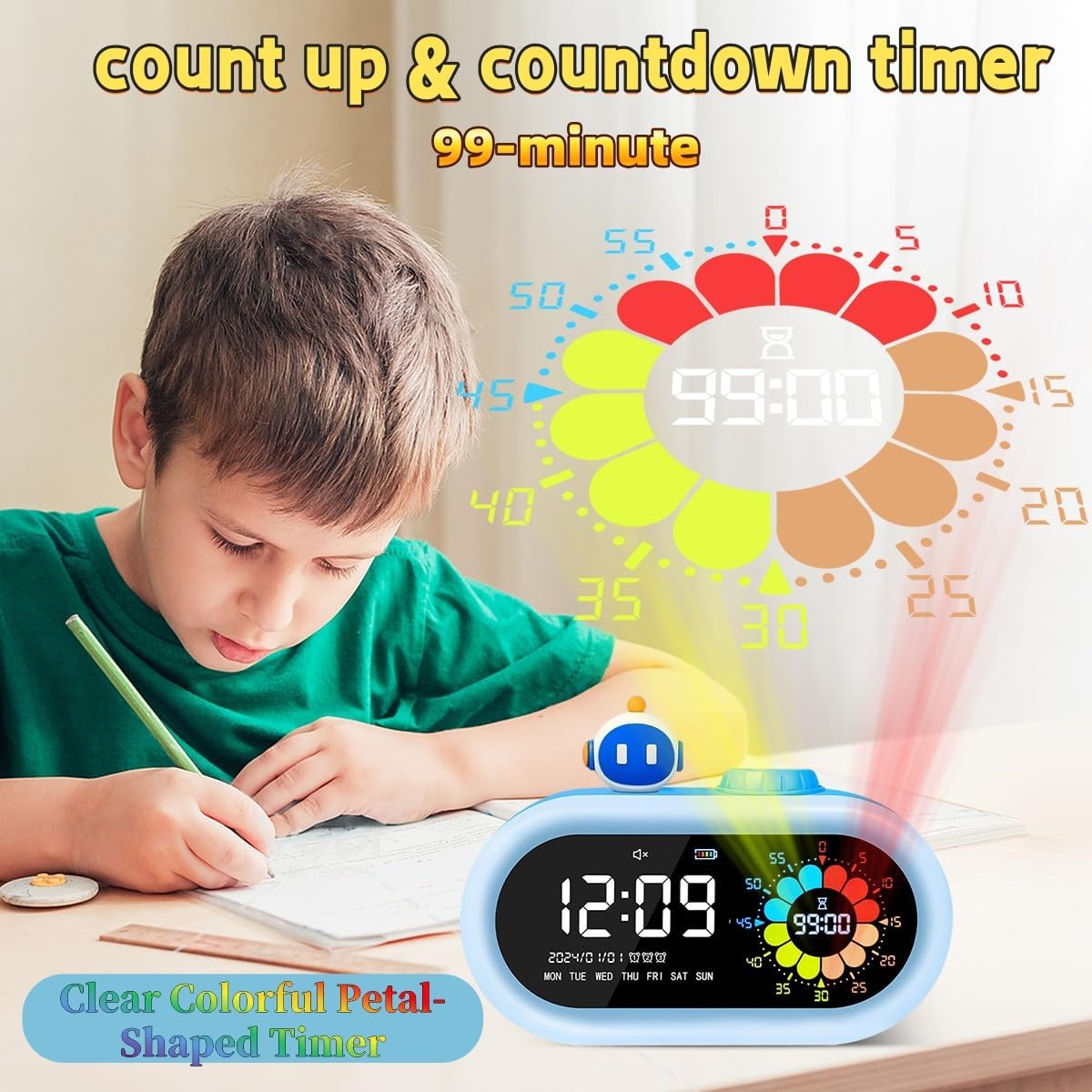 Wake Up Happy: The Best Digital Alarm Clock for Kids!