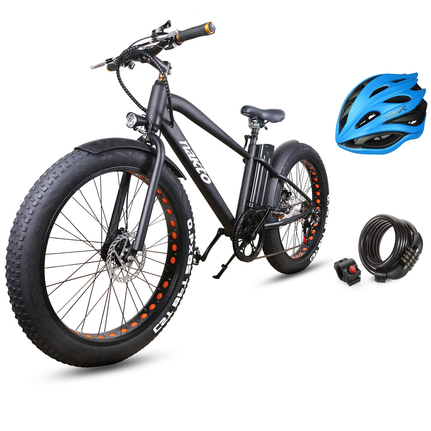 nakto electric bicycle sporting shimano 6 speed gear ebike