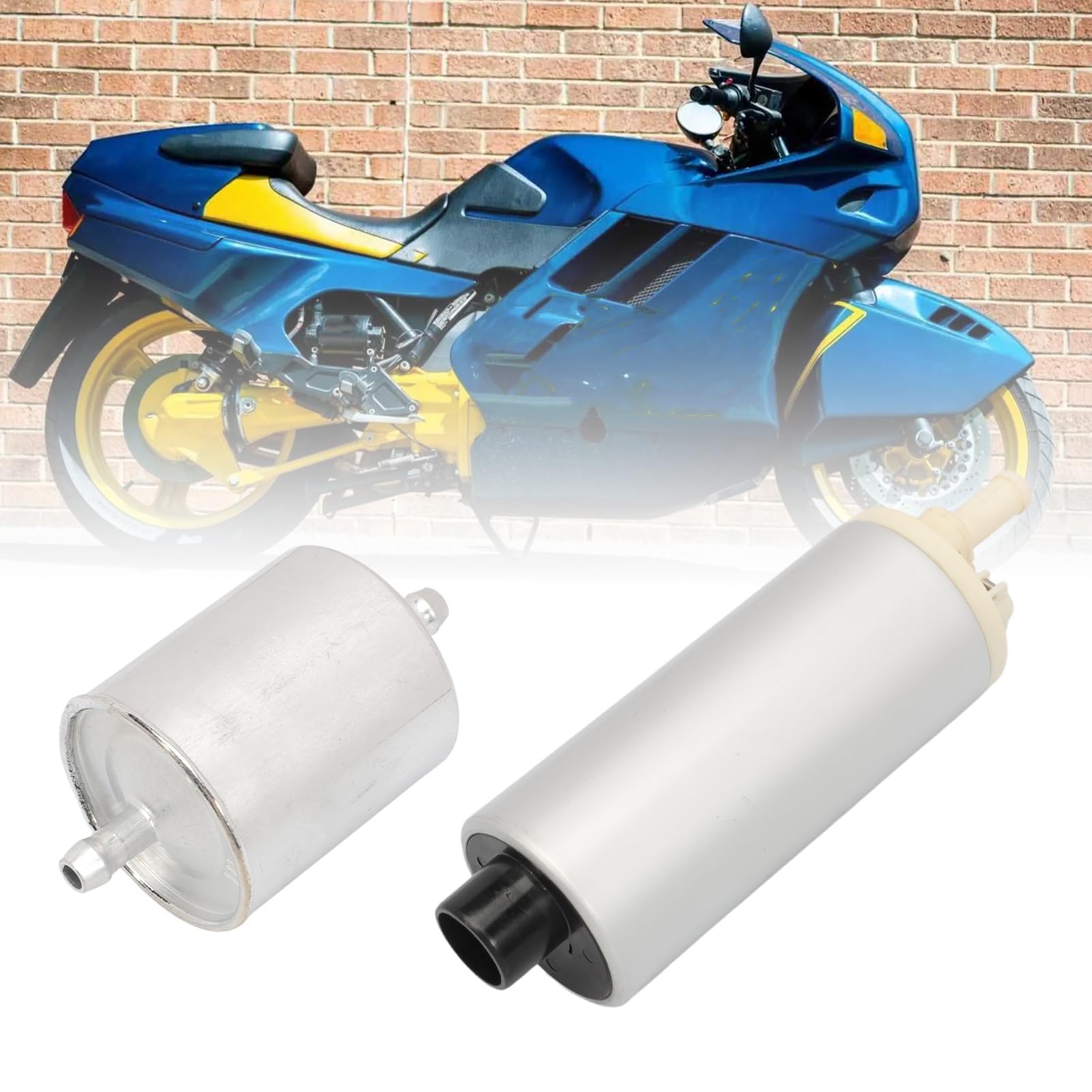 Bomba De Combustible Gasolina Para Motocicleta BMW GS K R K1 K75 R100 K1100 RT LT 1100 1150 1200 ECE Con Filtro De Combustible, Malla Y Tubo