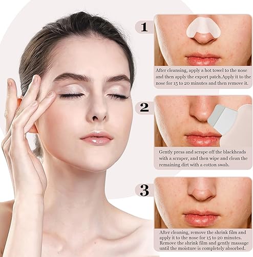 Miniatura 4 de 2 espátulas de piel, raspador de nariz, raspador de puntos negros, rascador de acero inoxidable, limpiador de poros, herramienta de limpieza