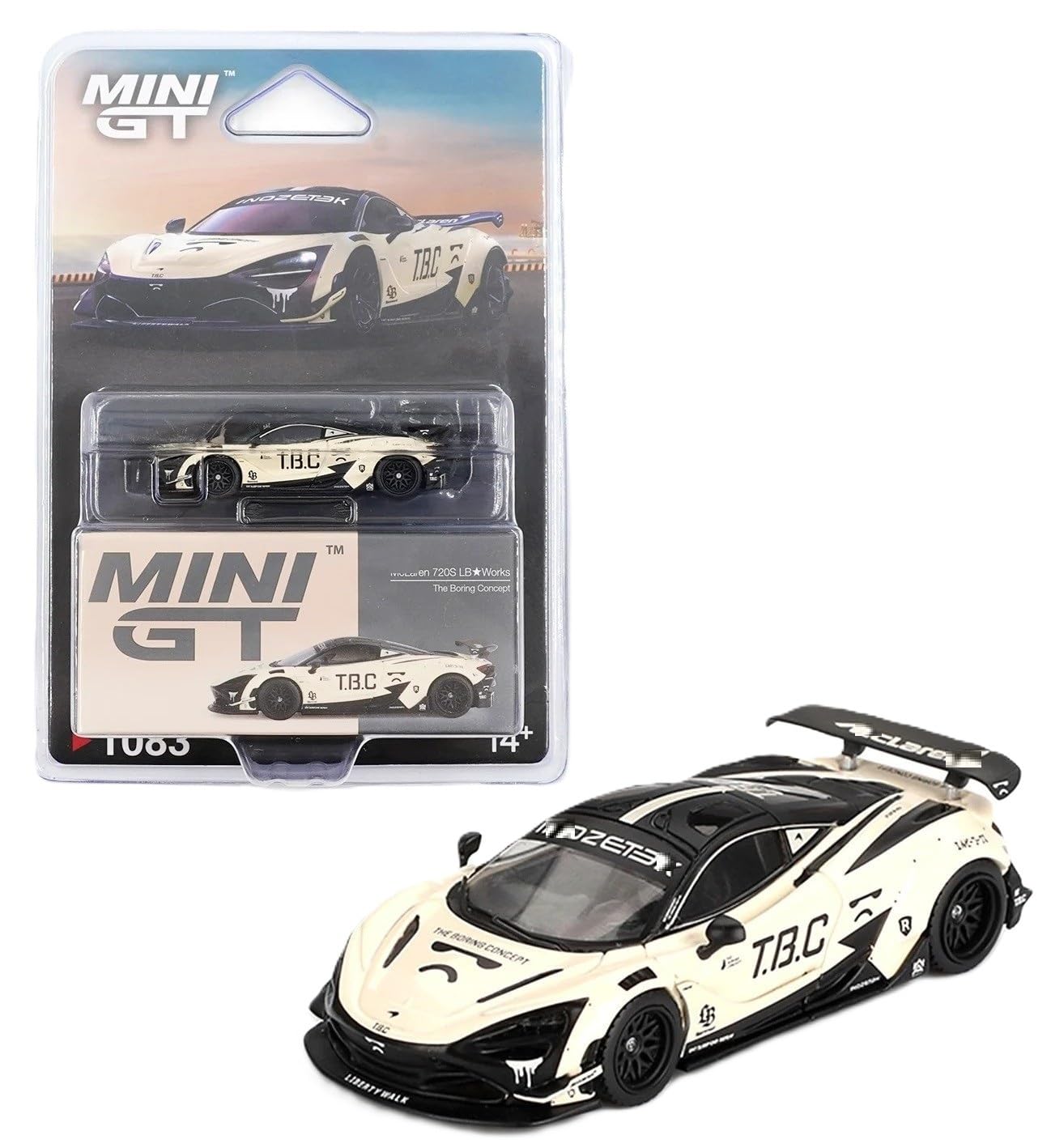 Diecast Model Car Compatible with Mini GT 1:64 McLaren 720S LB