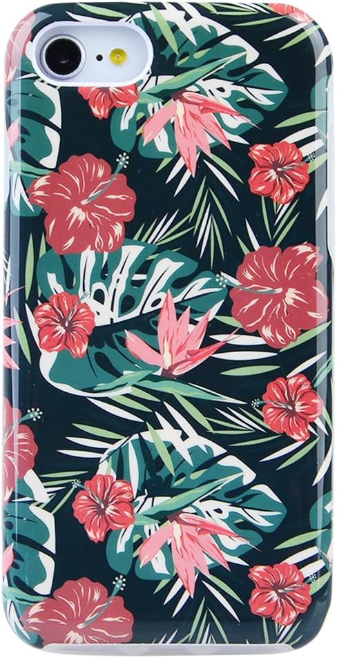 Dimaka Case for iPhone 7 Case, iPhone 8 Case, iPhone se,Floral Flower Cute Case, Dual Layer Covers for Girls, Sturdy and Protective Bumper for iPhone se, iPhone 7 and 8 (130, iPhone 7 & 8)