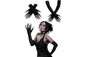 Halloween Costume 2 Pair Pointy Fingernail Paw Gloves
