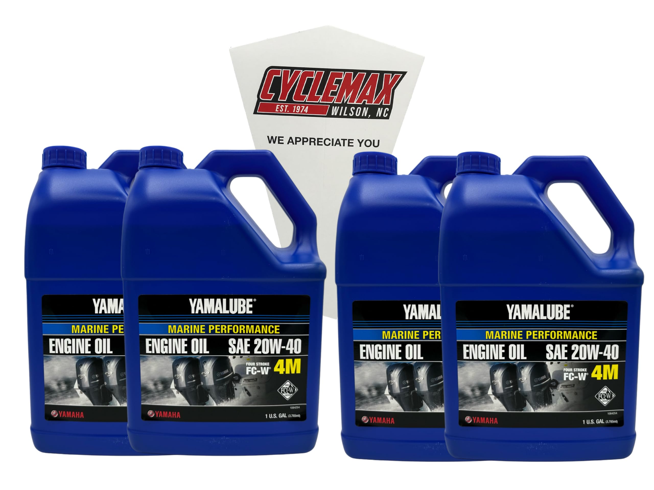 Amazon.com: Cyclemax Four Pack compatible with Yamaha Yamalube