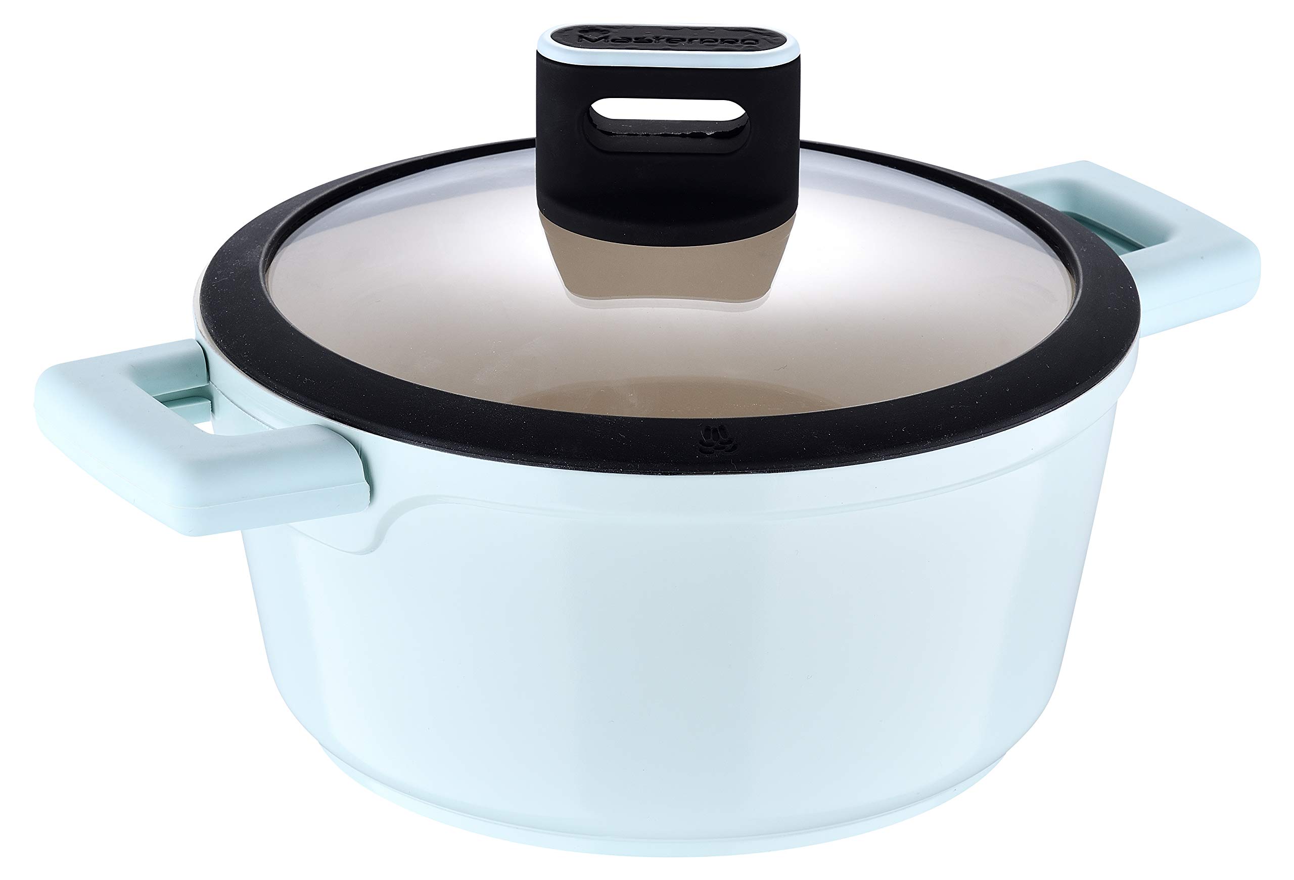SAN IGNACIO Cosy | Juego de Cocina de 5 Piezas | 2 Cacerolas de 20 y 24 cm y 1 Sartén Antiadherente de 24 cm| Fabricadas con Aluminio Fundido | Juego de Cacerolas | Aptas para Todo Tipo de Cocinas