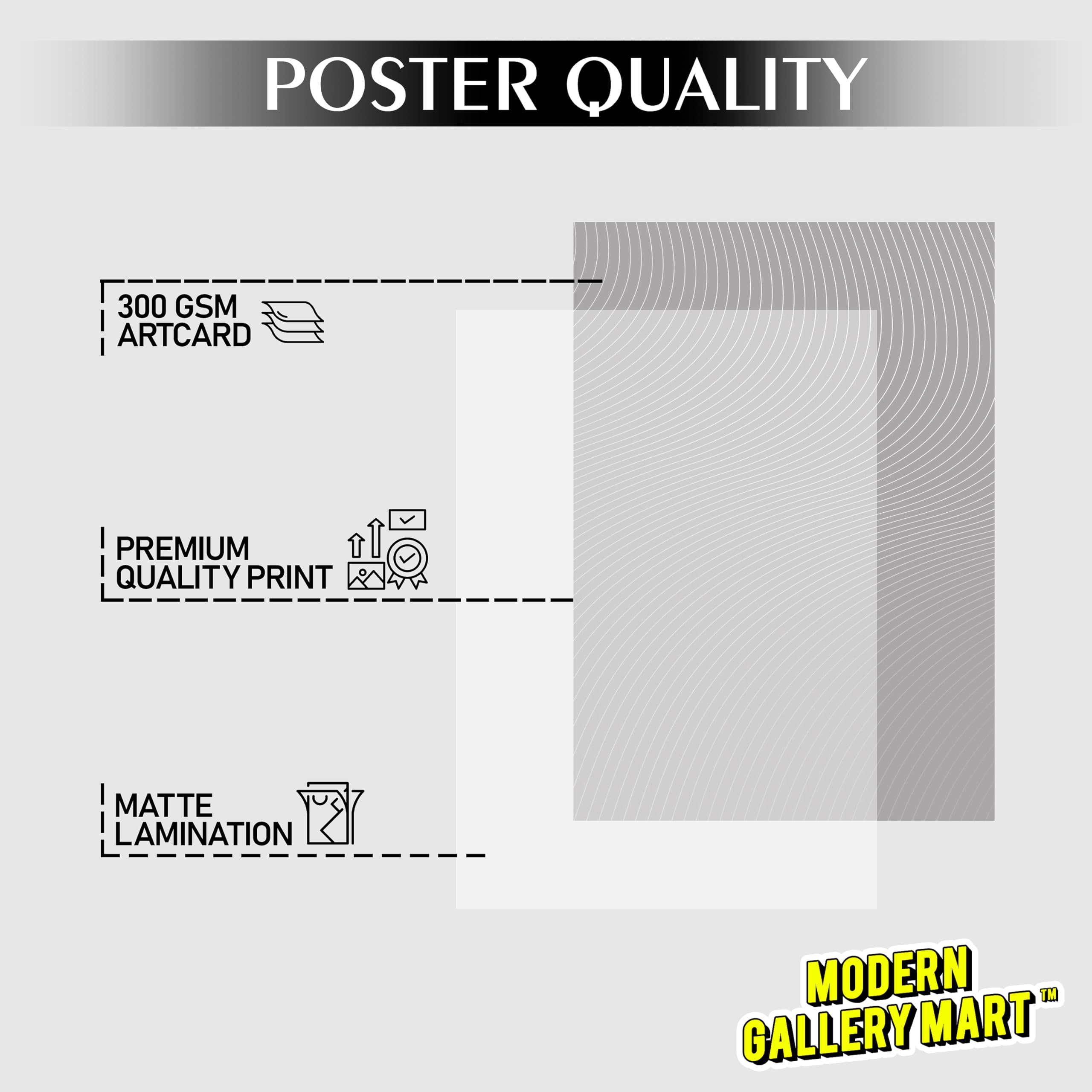 MODERN GALLERY MART Harry Potter Poster with Frame - A4 Size (8.3 x 11.7 inch) | Hogwarts Wall Art for Bedroom, Office, or Dorm | Great Gift for Fans (Harry Potter Design) 2