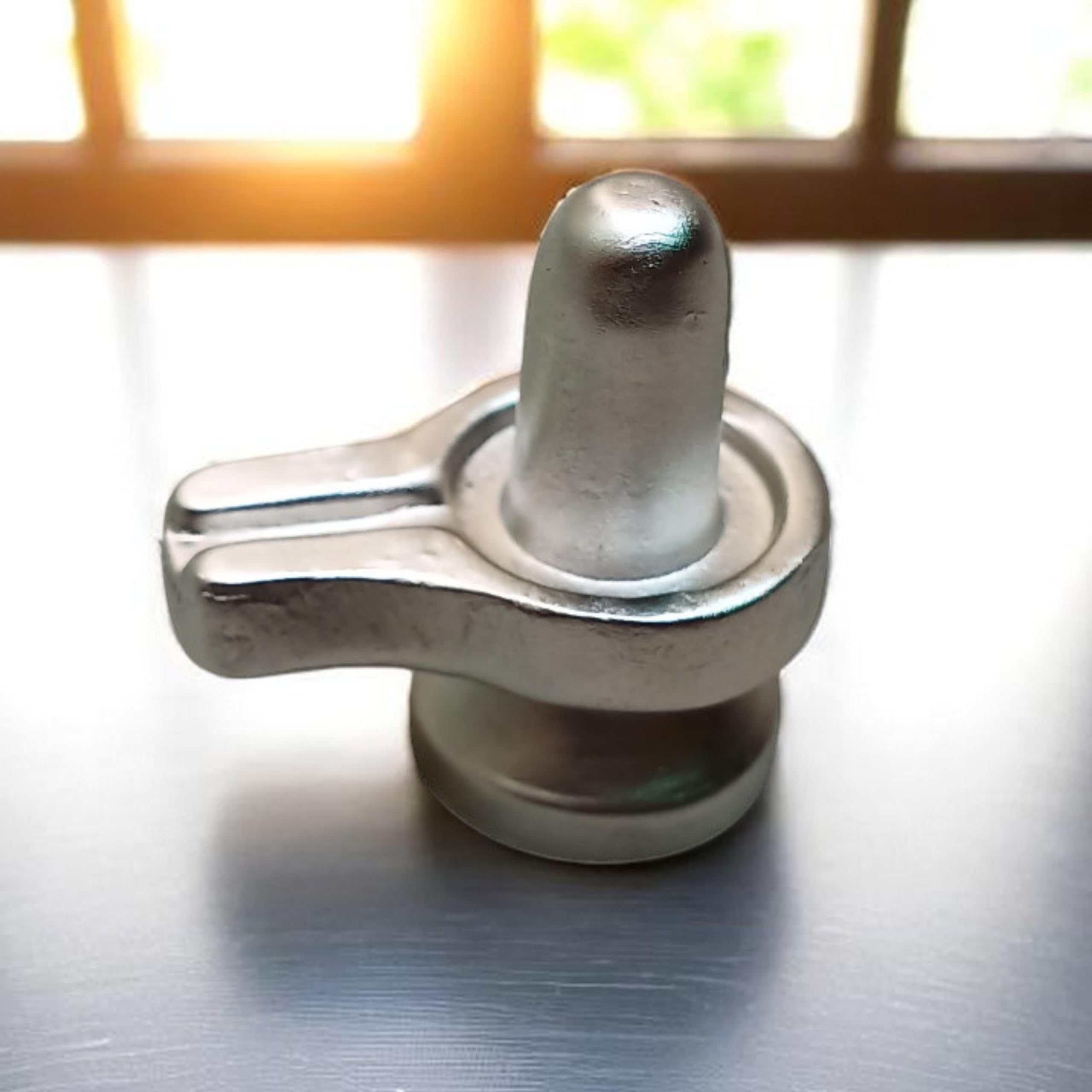 Parad Shivling Mercury Shivling Padarasam Shivling Lord Shivas Religious Parad Shivling Energized Pure Healing (50 Grams Weight Approx)