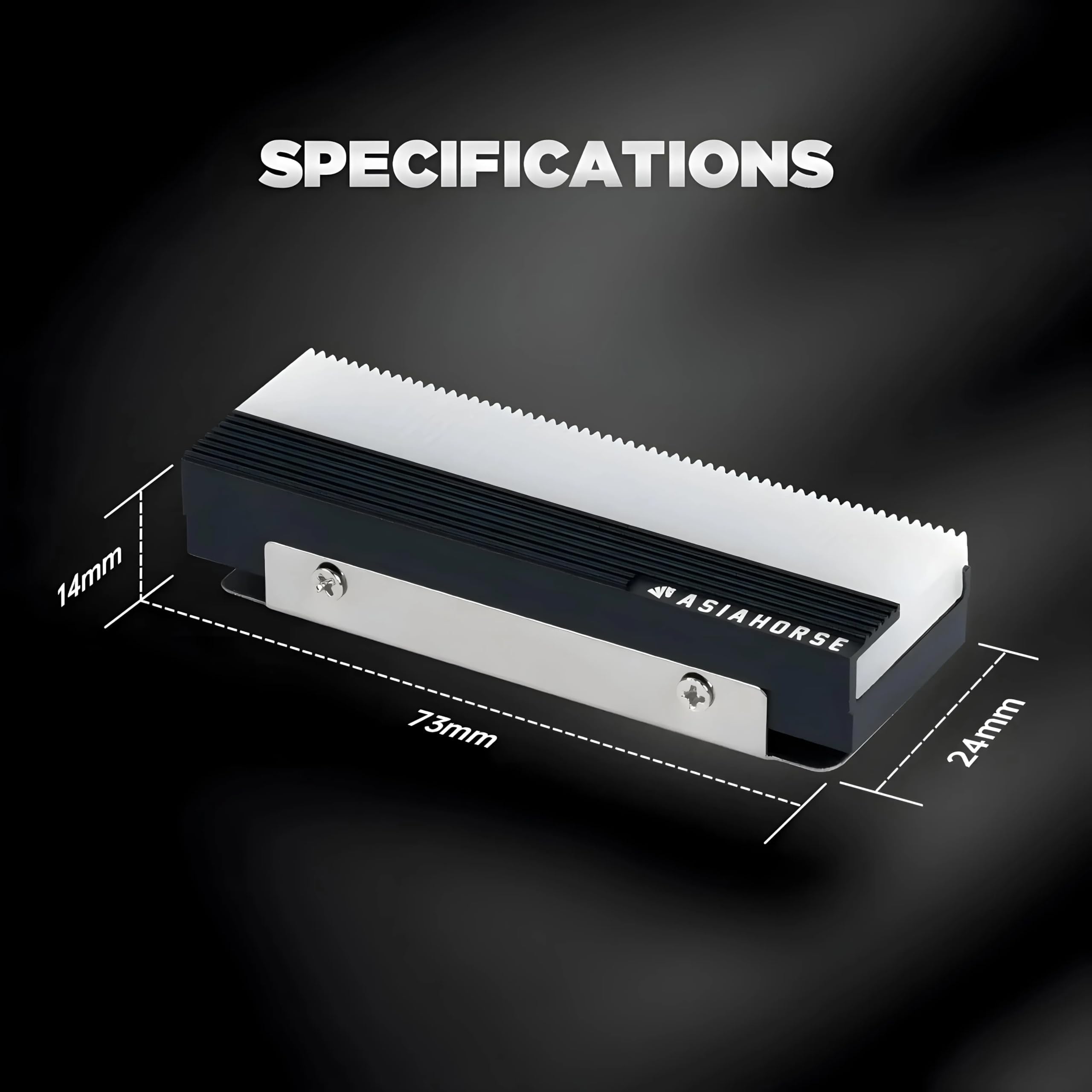 AsiaHorse ProGen ARGB SSD Heatsink - RGB Cooling -3