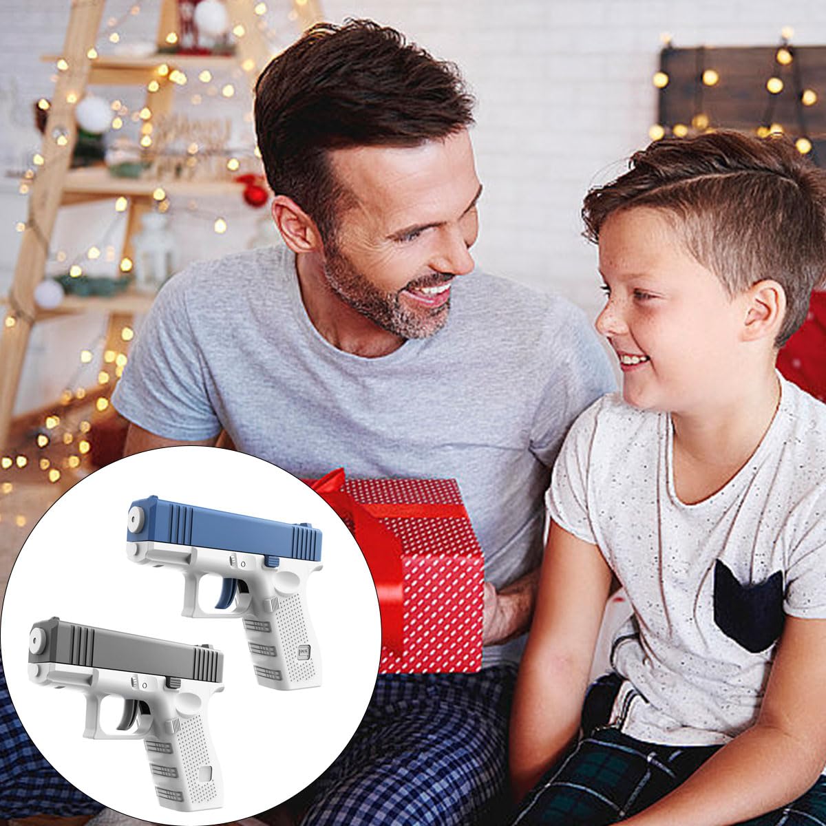 2-tlg Wasserpistolen Set - Sommer Spielzeug Für Pool & Strand