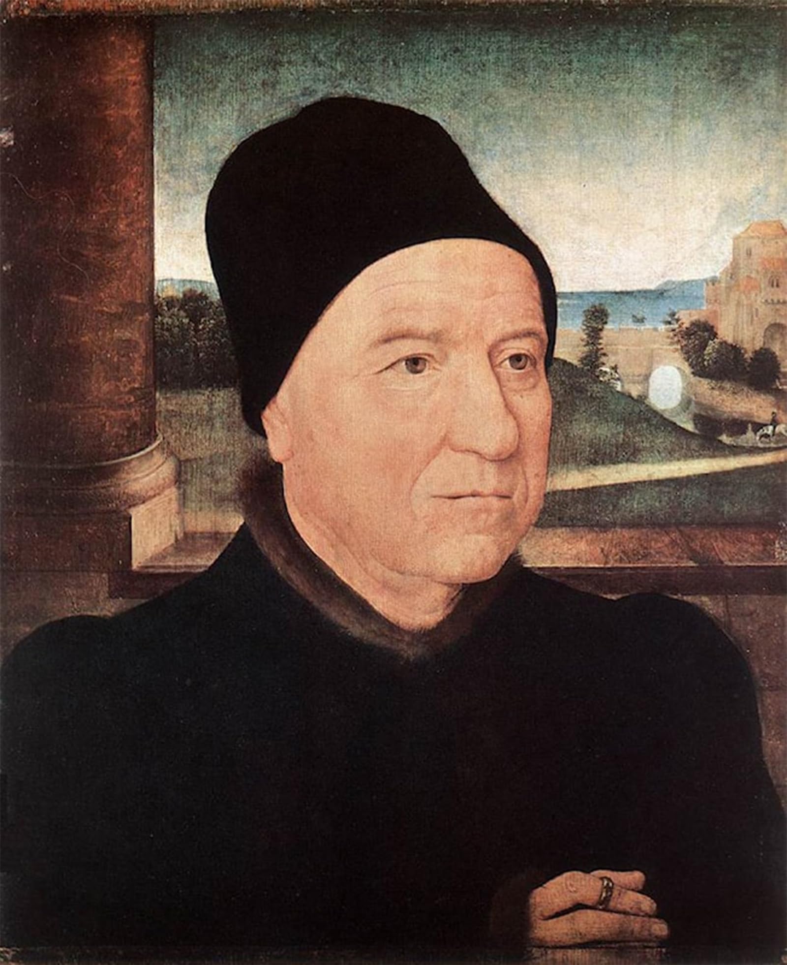POSTERIIk Famous Print Pop Art Wall Art Graffiti Portrait of an Old Man Hans Memling Art Prints for Home Decor 60x90cm