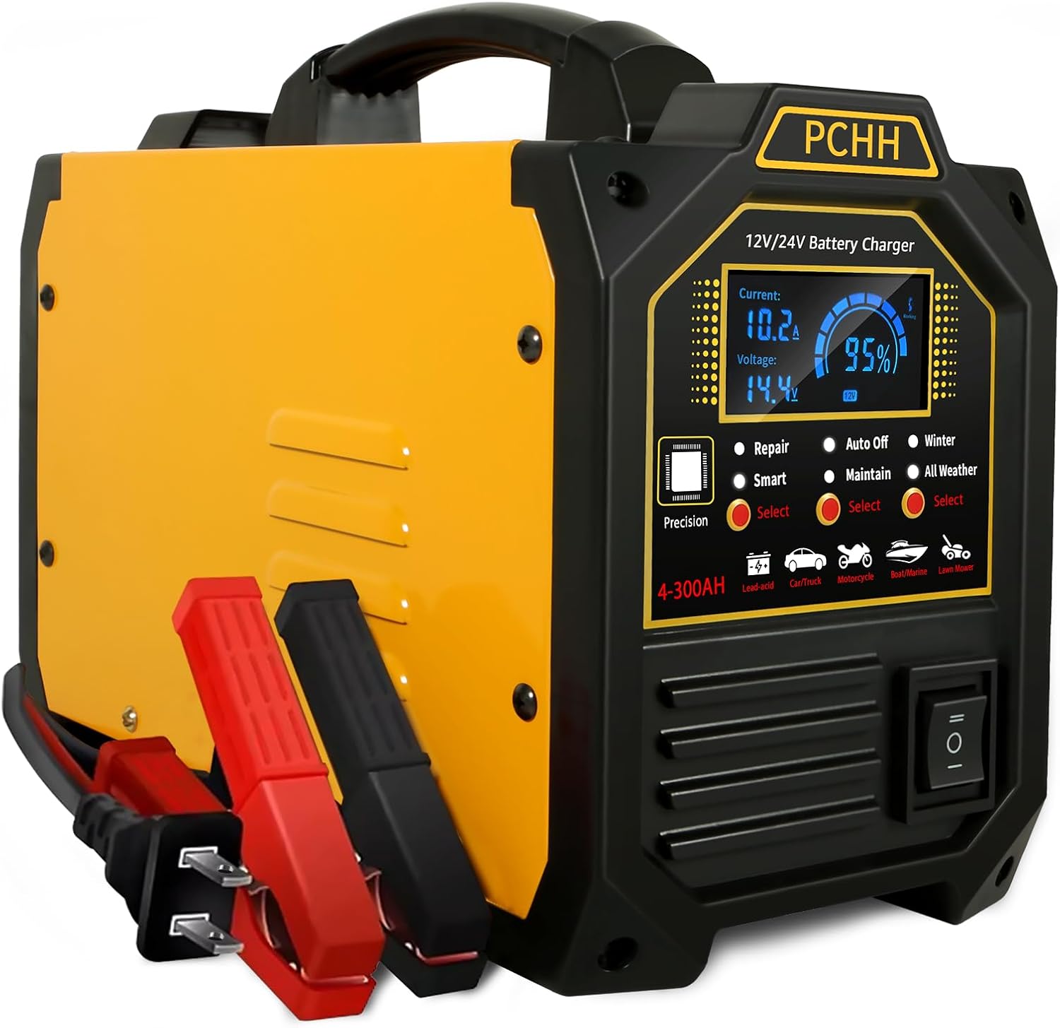 12V 24V Car Battery Charger Heavy Duty