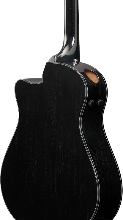 Ibanez AAM340CE Advanced Acoustic Auditorium Acoustic-electric Guitar - Rustic Black