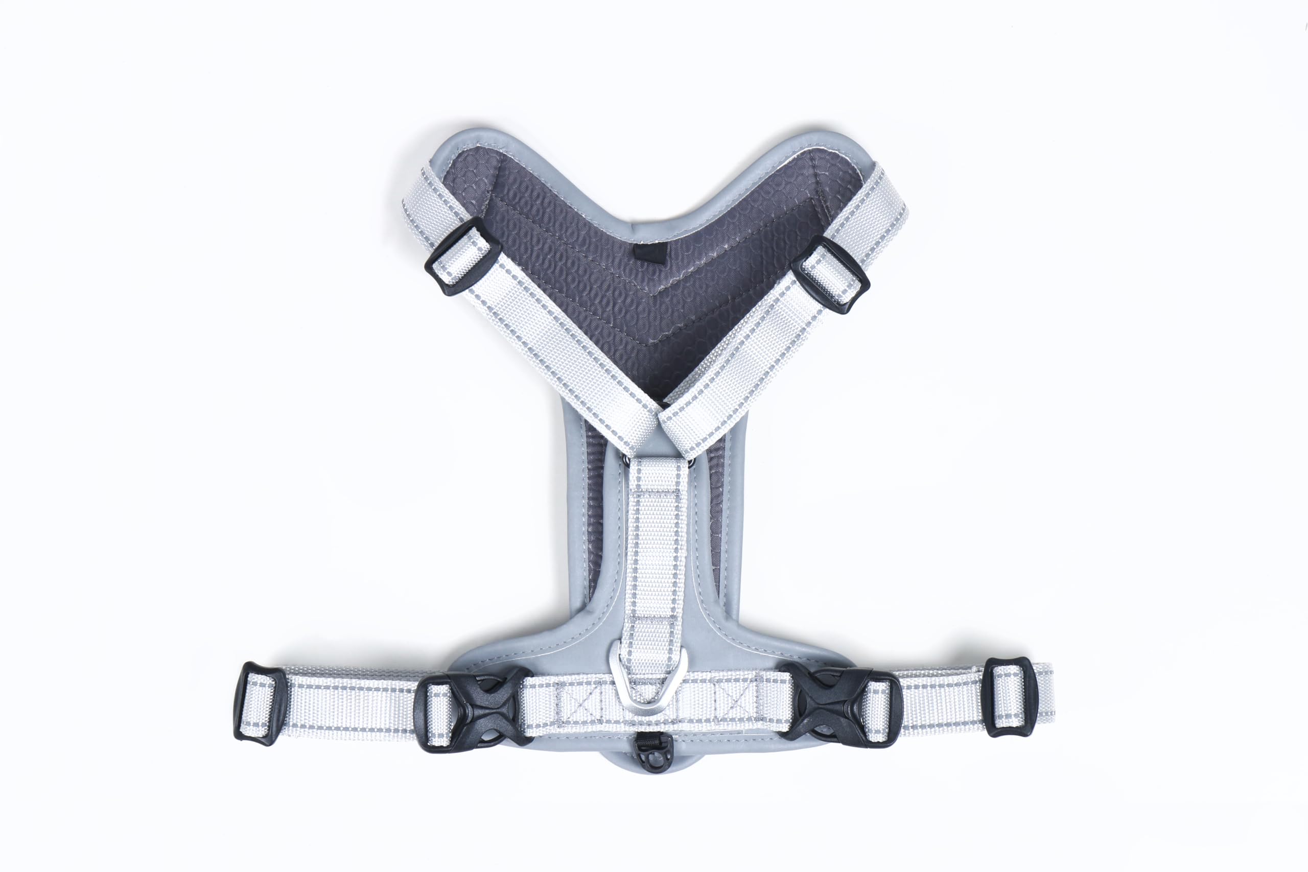 Mountain Paws Arnés para Perro, para Adaptarse a tamaños de Pecho de 45 a 108 cm, Acolchado de Espuma con Ribetes Reflectantes, Reflectante, Extra Grande