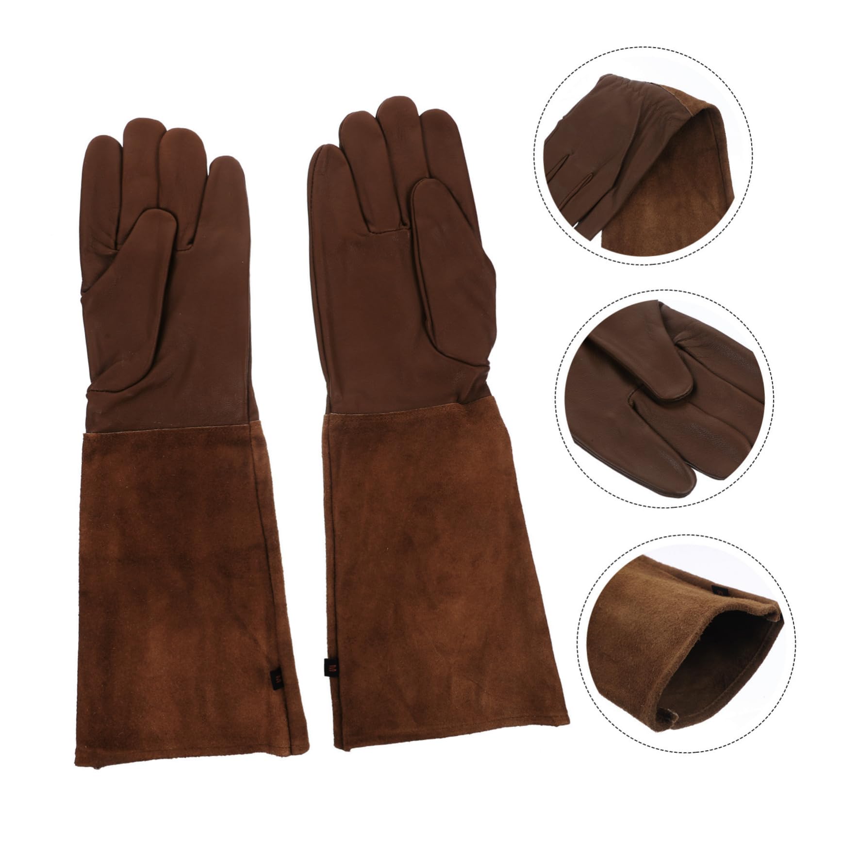1par Guantes De Jardinería De Protección Completa Para Plantar y Cuidar Resistentes Pinchazos y Desgarros Uso Jardines y Huertos Talla