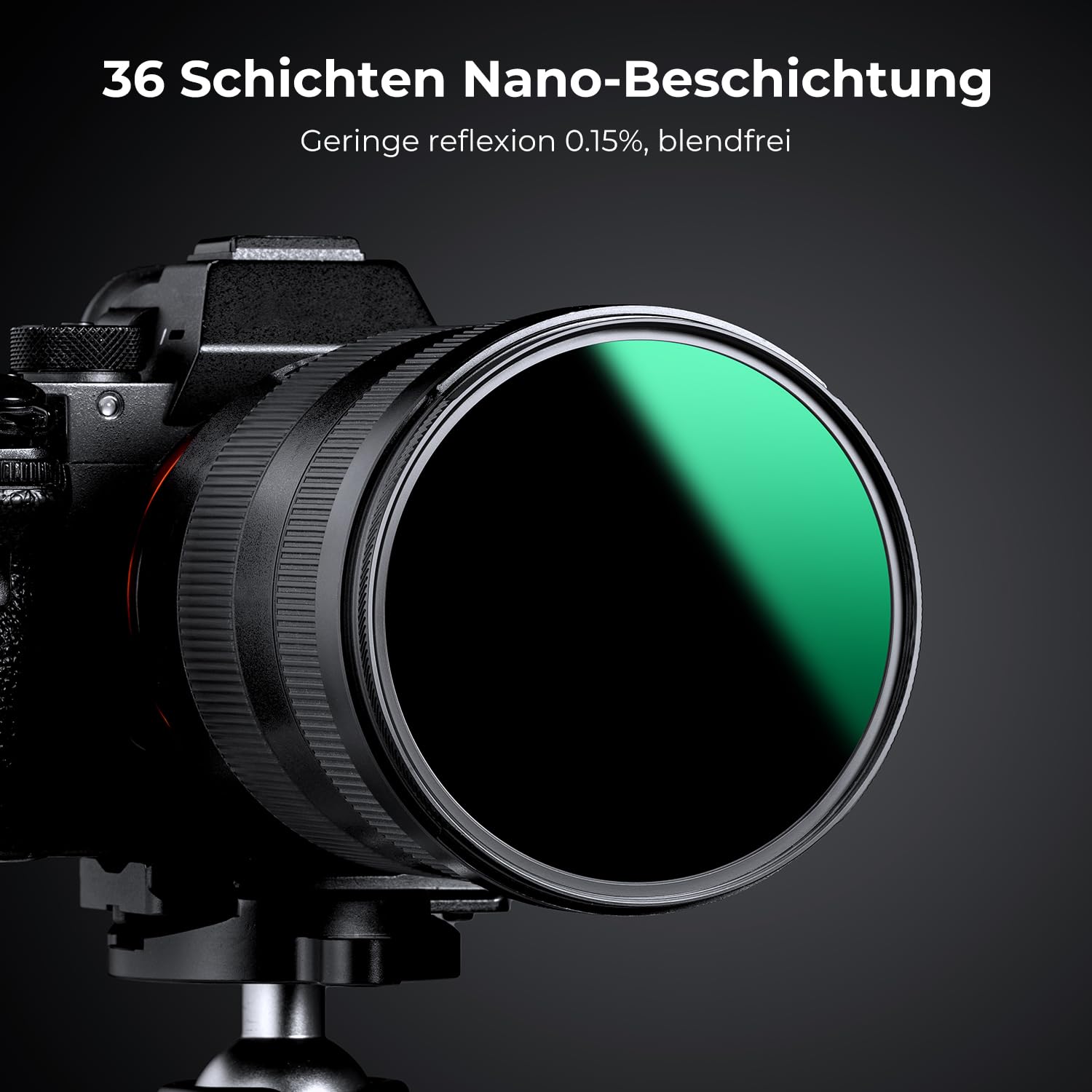 K&F CONCEPT ND1000 Filter 67mm Graufilter (10 Blendenstufen) | Messingrahmen, ultradünn,0,15% Reflektivität, Multi-Beschichtung,Flaggschiff-XPRO Serie