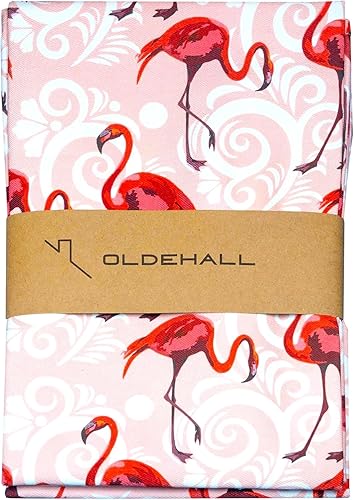 Paquete de dos toallas de cocina de flamenco vibrantes y coloridospaños de cocina de flamenco para uso diario y decoración del hogar, diseño rojo