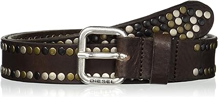 【diesel 】レザー スタッズ装飾 ベルト 約100cm Amazon | [Diesel] (ディーゼル) メンズ スタッズ レザーベルト