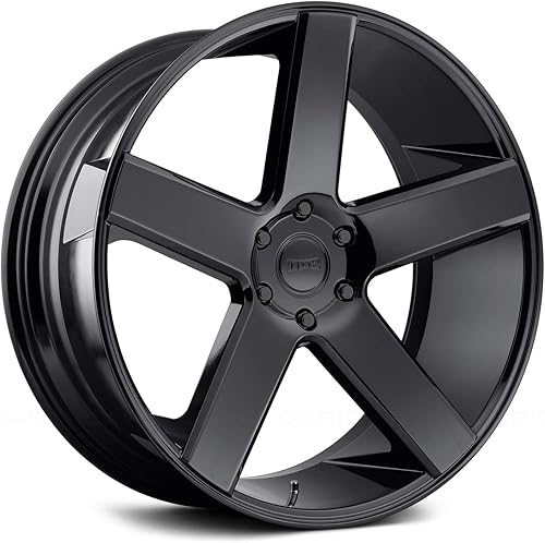 Dub S216 Baller 24x9 5x115 +0.591in borde de rueda negro brillante 24"