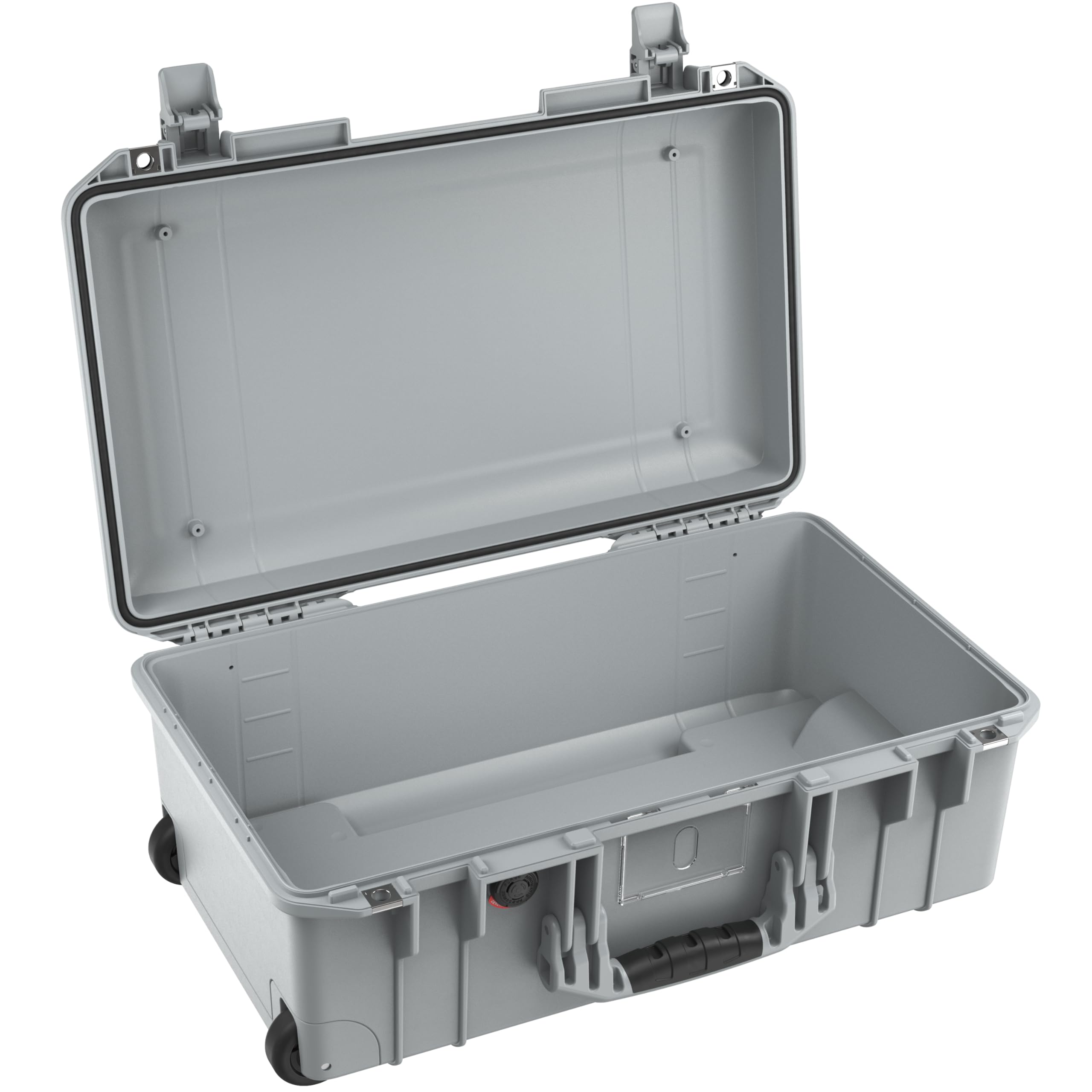 PELI 1535 Air Leichter Schutzkoffer mit Rollen for Kameraequipment, Wasser- und Staubdicht, 27L Volumen, Ohne Schaumstoffeinlage, Farbe: Grau