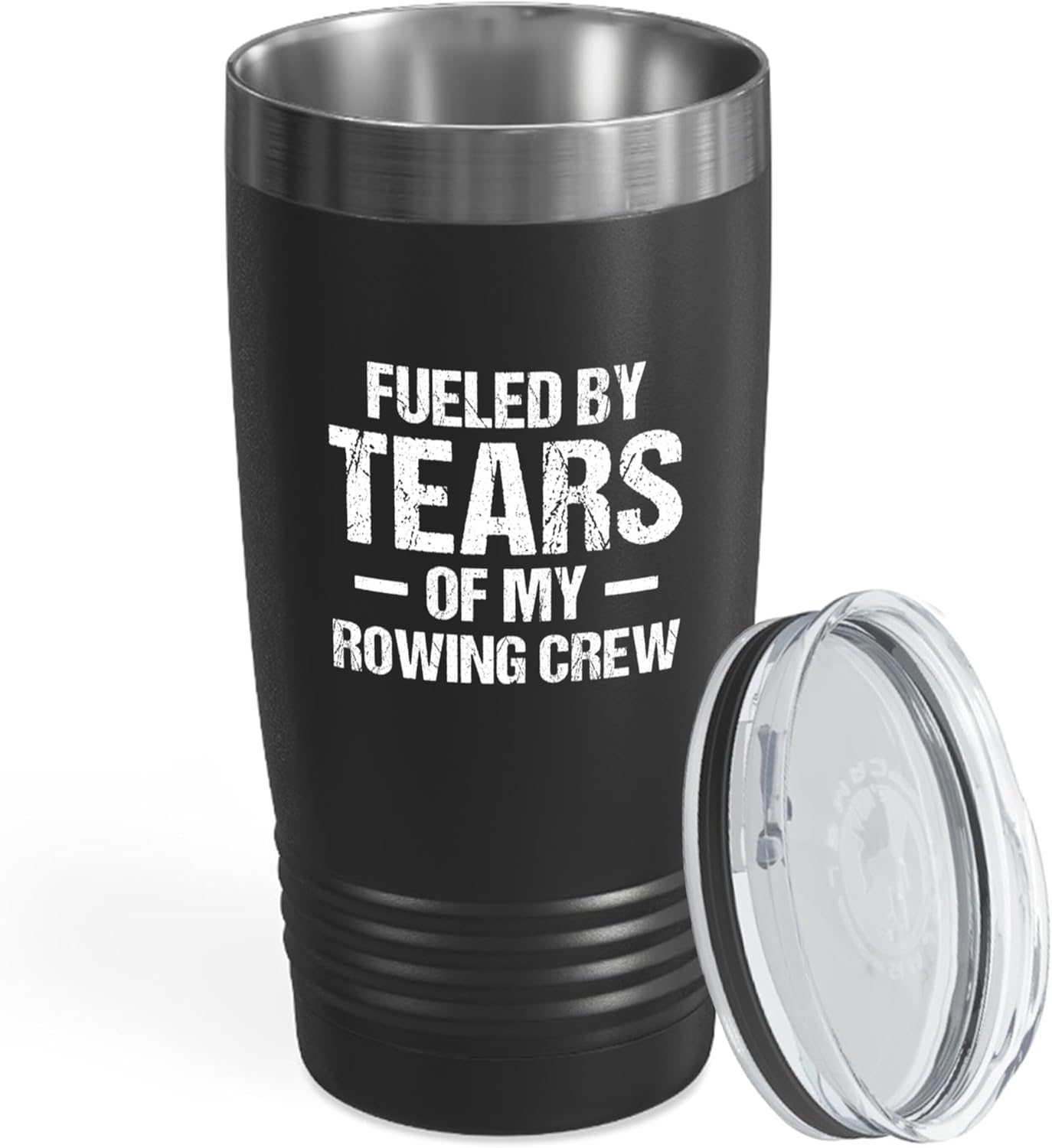 Teacher Tumbler 20oz Black -my rowing crew – Gift for Rower Sport Rowing Crew Team Athlete Boating Racing