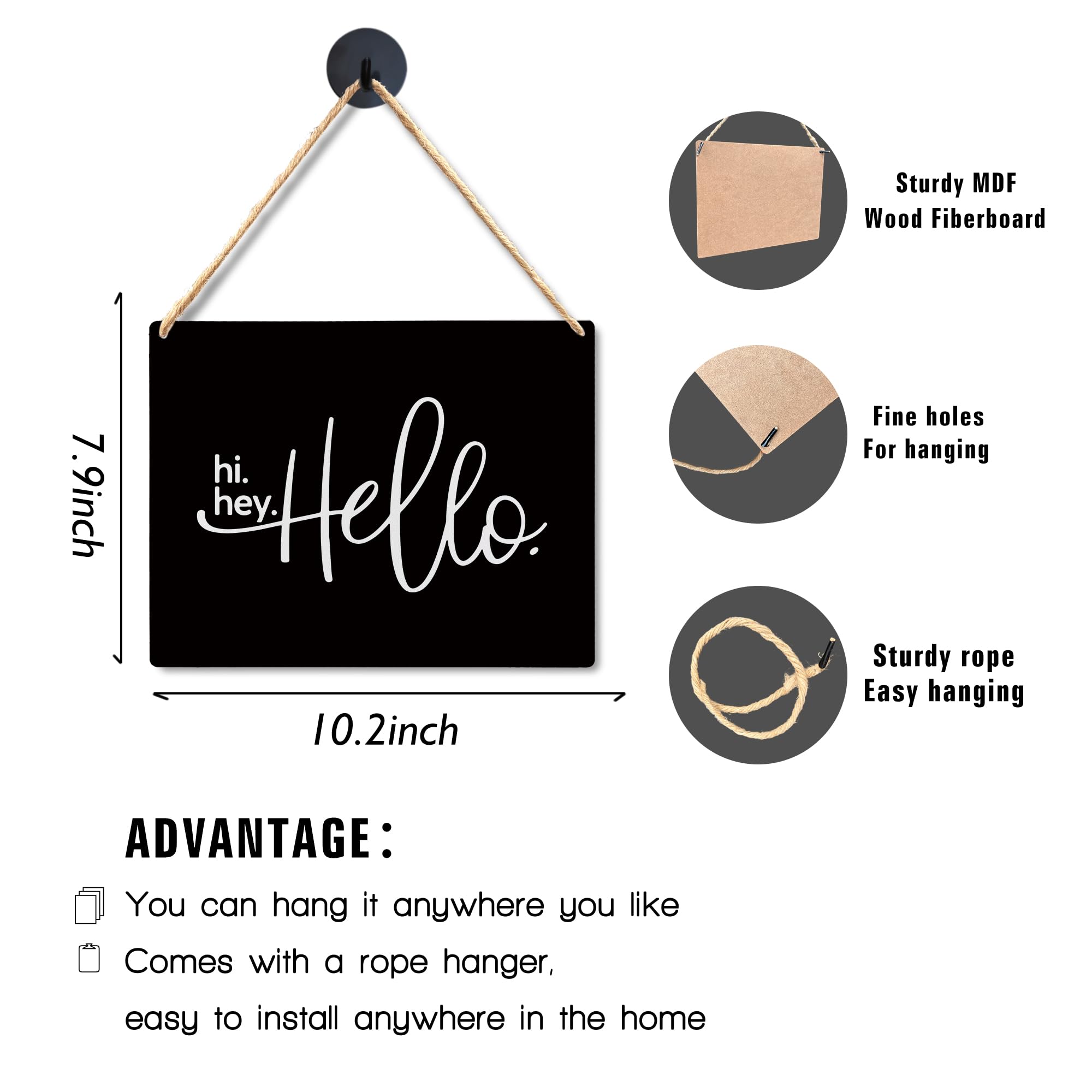 Amazon.com: Lacosu Wall Pediments Hello Welcome Sign for Front