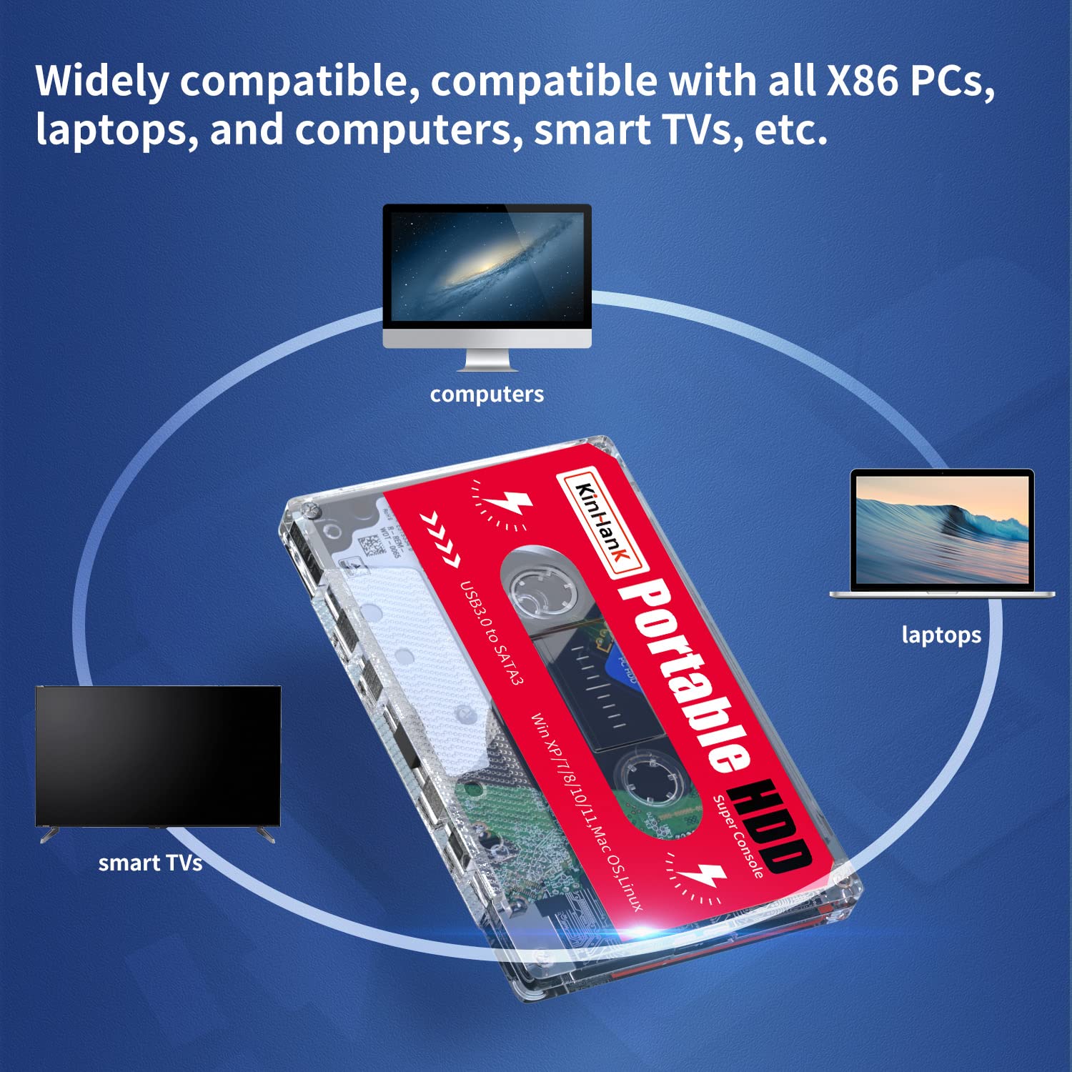 KINHANK 2TBHDD batocera　ねこさま専用 Amazon.co.jp: Kinhank 商品フィギュア 2TB 外付けハードドライブ