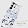Funda kate spade new york para Samsung Galaxy S26 Ultra - Flores azules con gemas | Compatible con carga magnética e inalámbrica - Funda de diseñador ligera para Samsung Galaxy S26 Ultra con diseño de flores azules 5