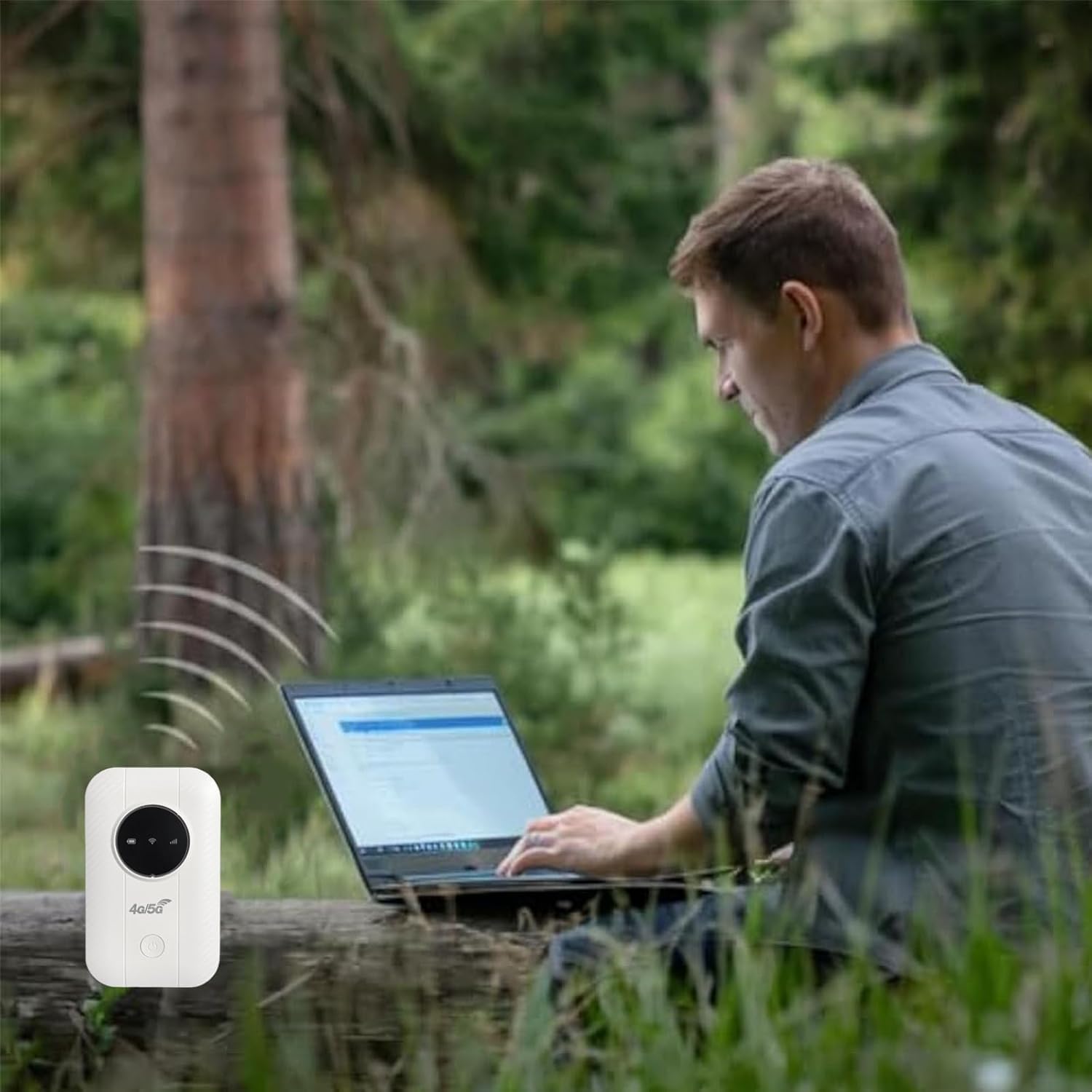 WiFi Satellite Portable, WiFi Portable, 5g Vitesse Internet Satellite Illimité, Free WiFi Pocket, Haut DéBit Et Intelligence pour Tout Lieu