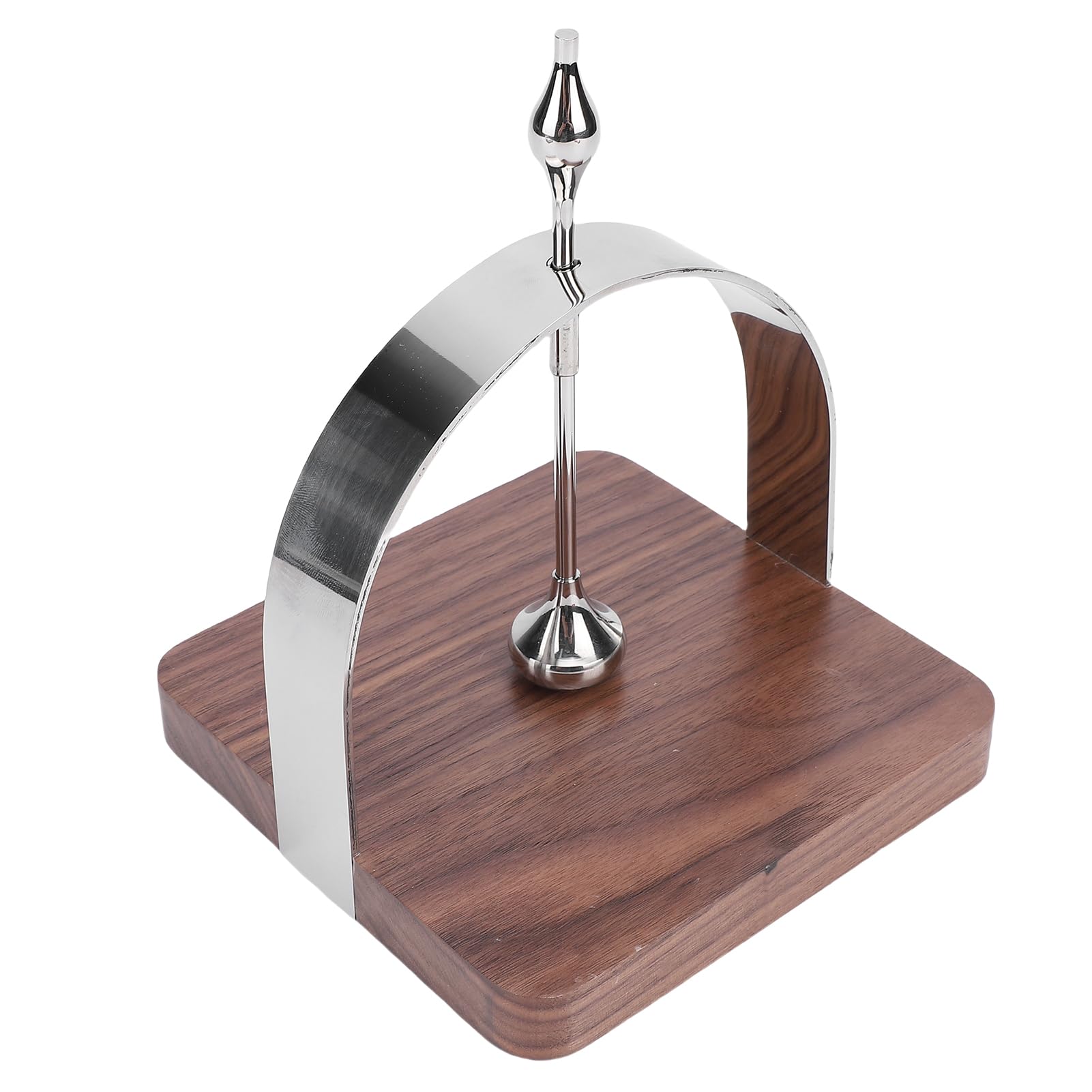 Exquisito dispensador de servilletas de nogal de acero inoxidable con brazo pesado que asegura servilletas para cocina, restaurante, Hotel, comedor