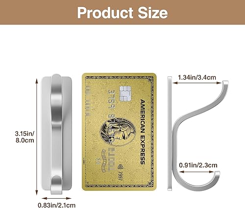 Miniatura 3 de pickpiff Ganchos de pared para abrigo y toalla colgador adhesivo de puerta de 13 libras para baño, dormitorio, RV, armario, plateado, paquete de 4